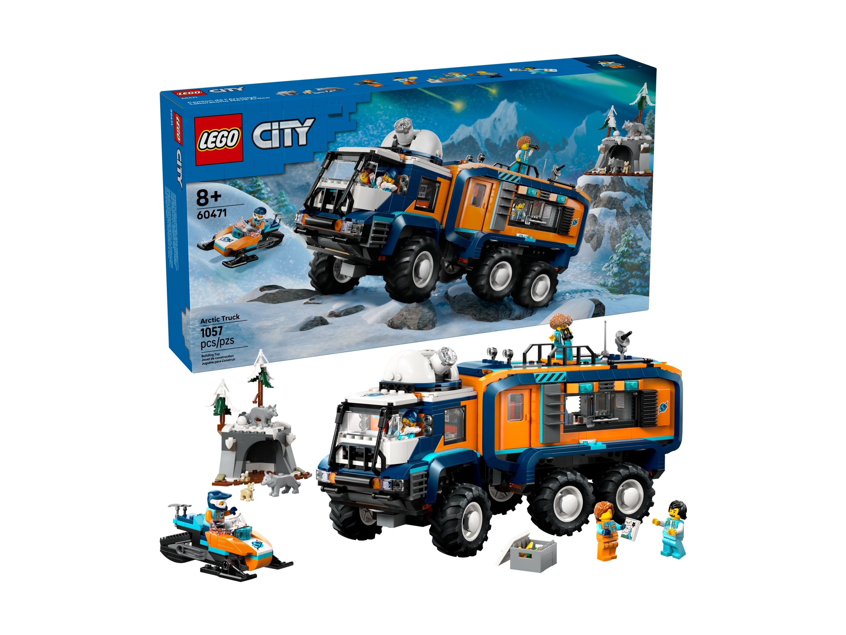 LEGO City - Ciężarówka z laboratorium arktycznej odkrywczyni