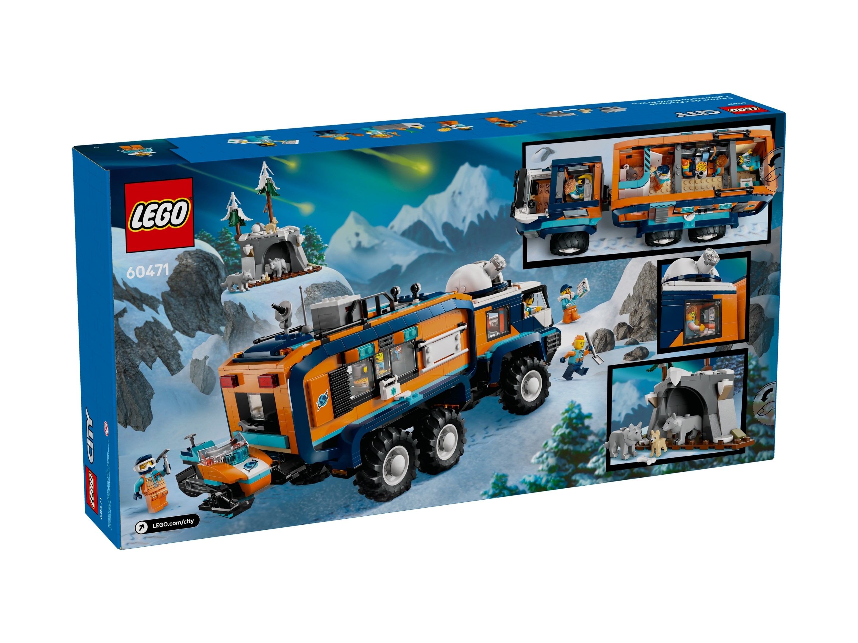 LEGO City - Ciężarówka z laboratorium arktycznej odkrywczyni