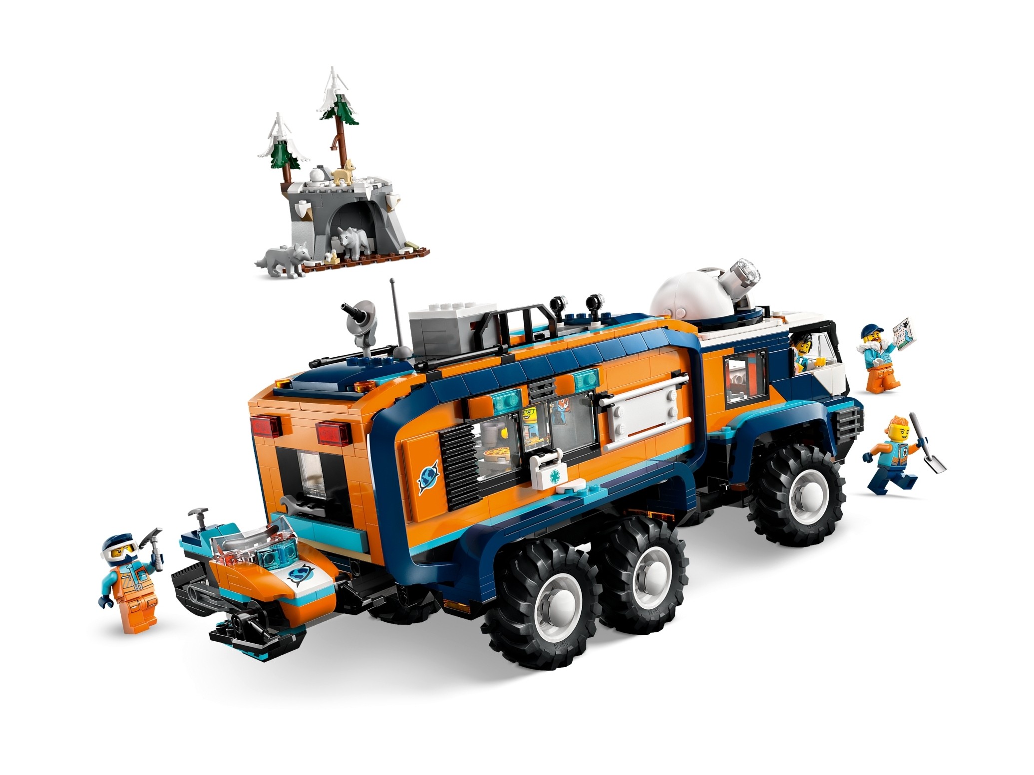 LEGO City - Ciężarówka z laboratorium arktycznej odkrywczyni