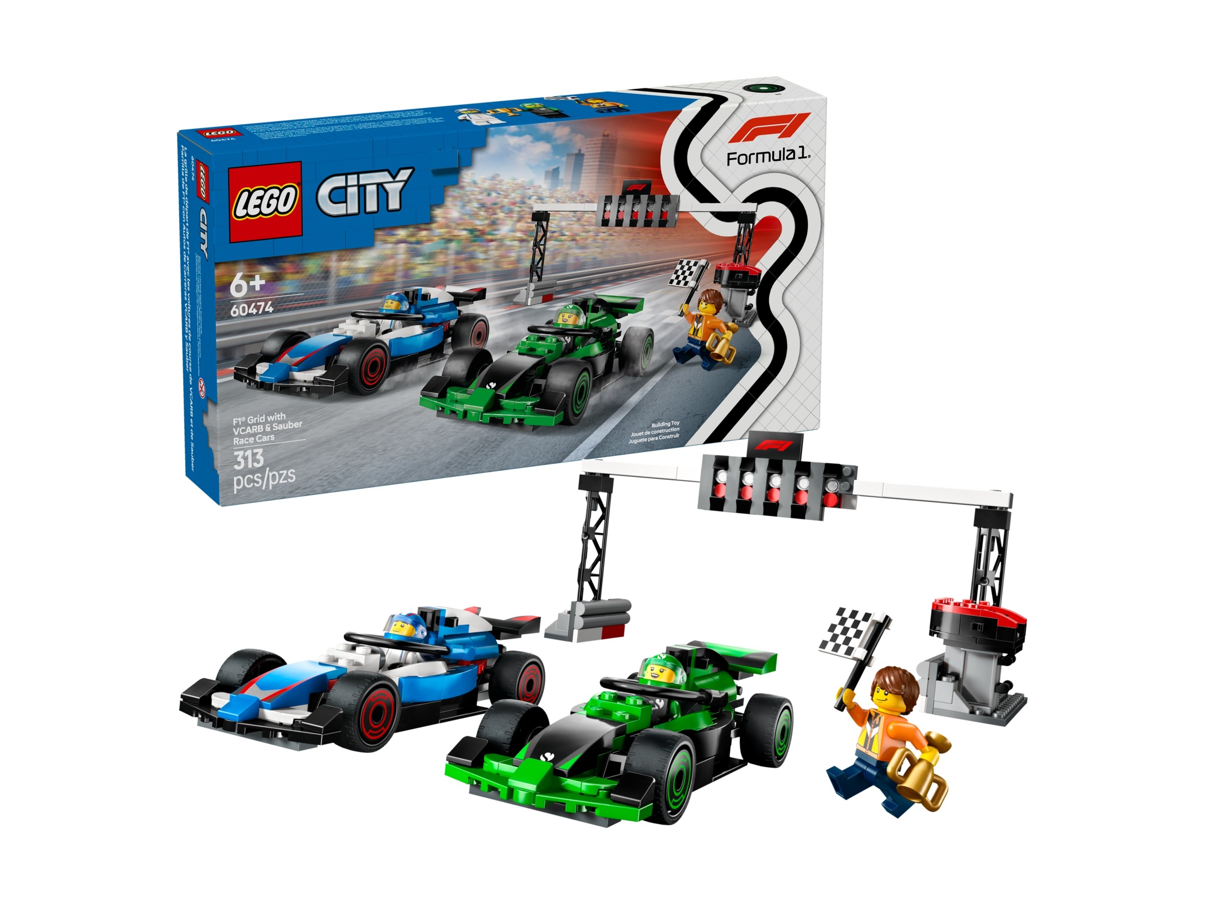 LEGO City - Padok F1® z bolidami VCARB i Sauber