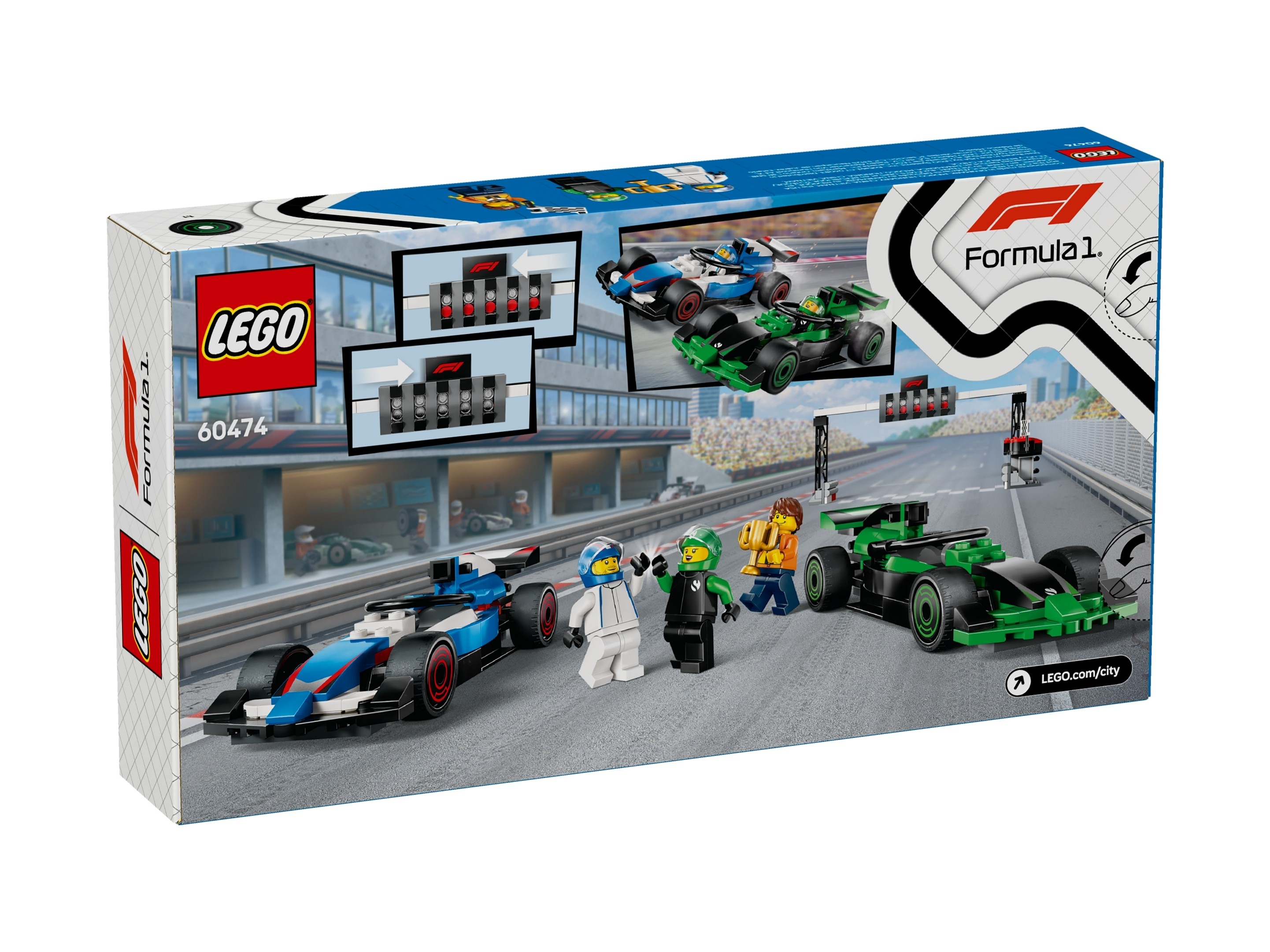 LEGO City - Padok F1® z bolidami VCARB i Sauber