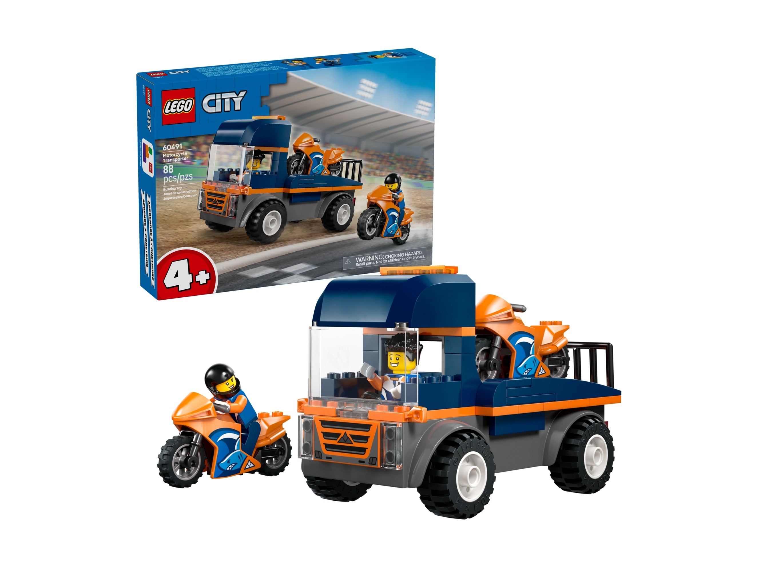 LEGO City - Laweta dla motocykli
