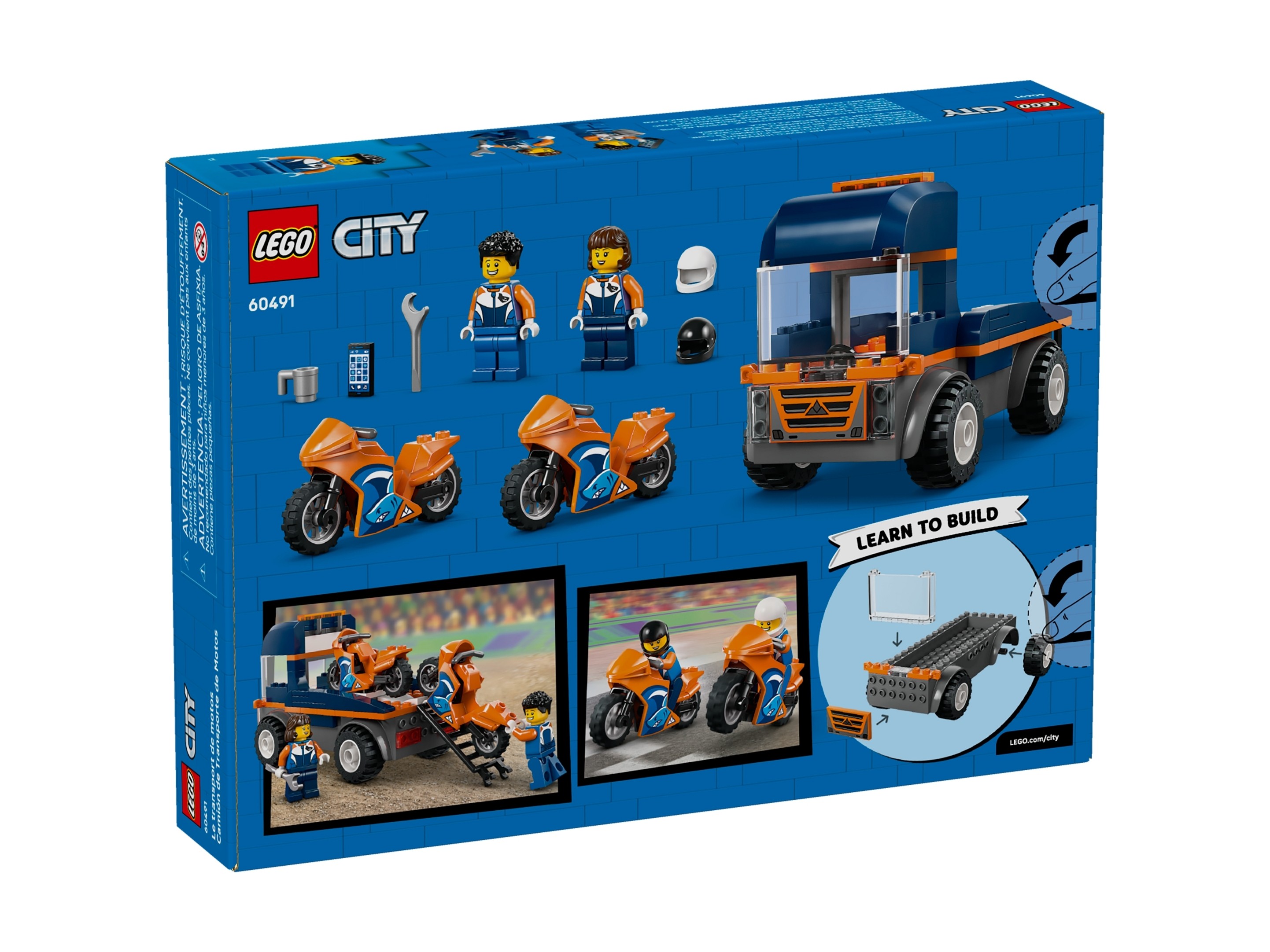 LEGO City - Laweta dla motocykli