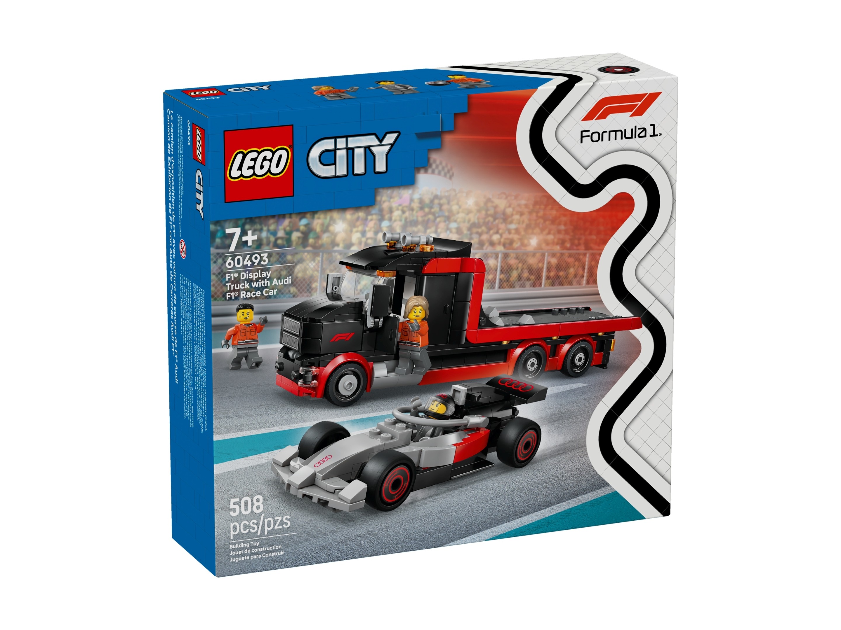 LEGO City - Ciężarówka F1® z bolidem Audi F1®