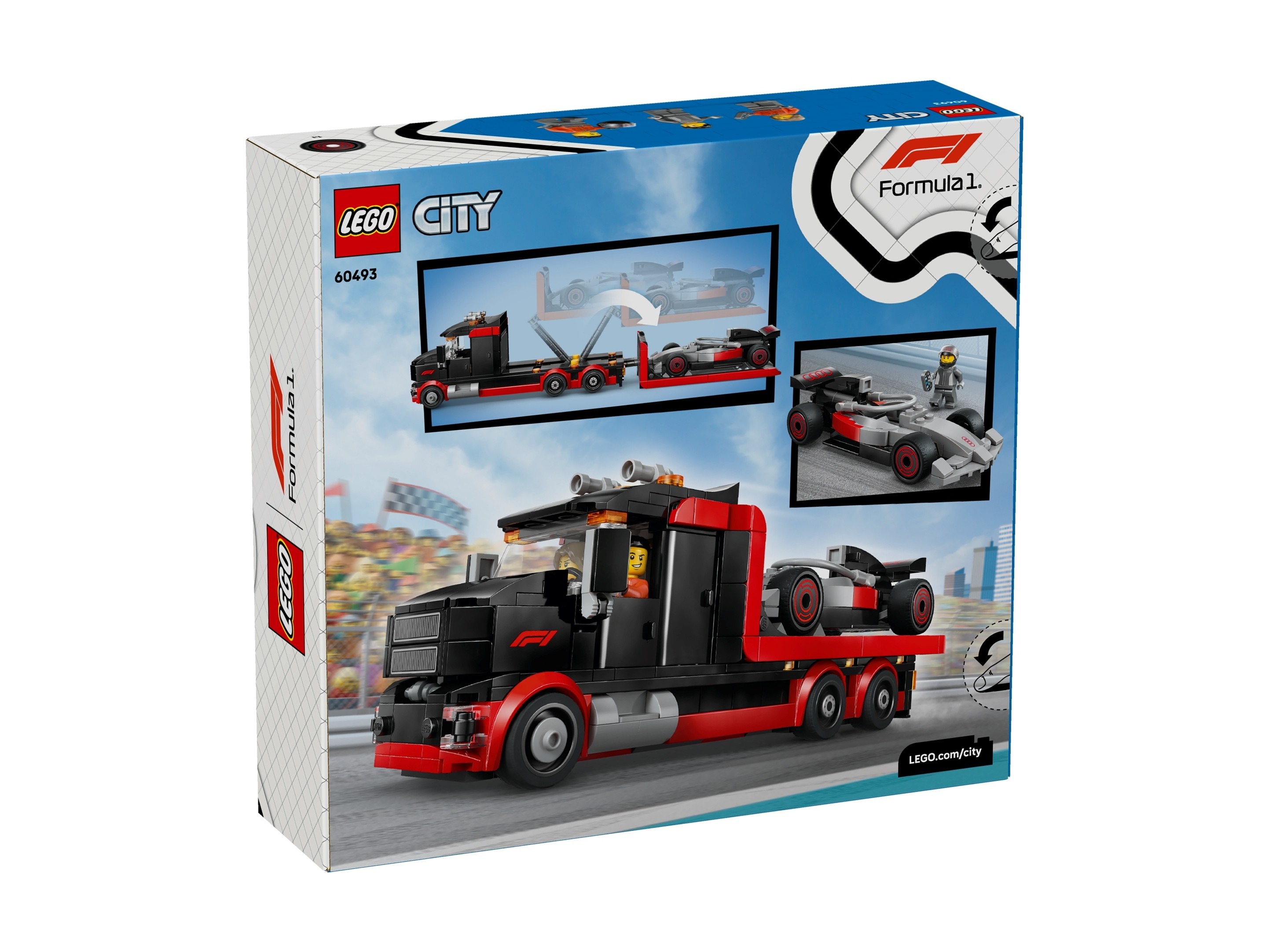 LEGO City - Ciężarówka F1® z bolidem Audi F1®