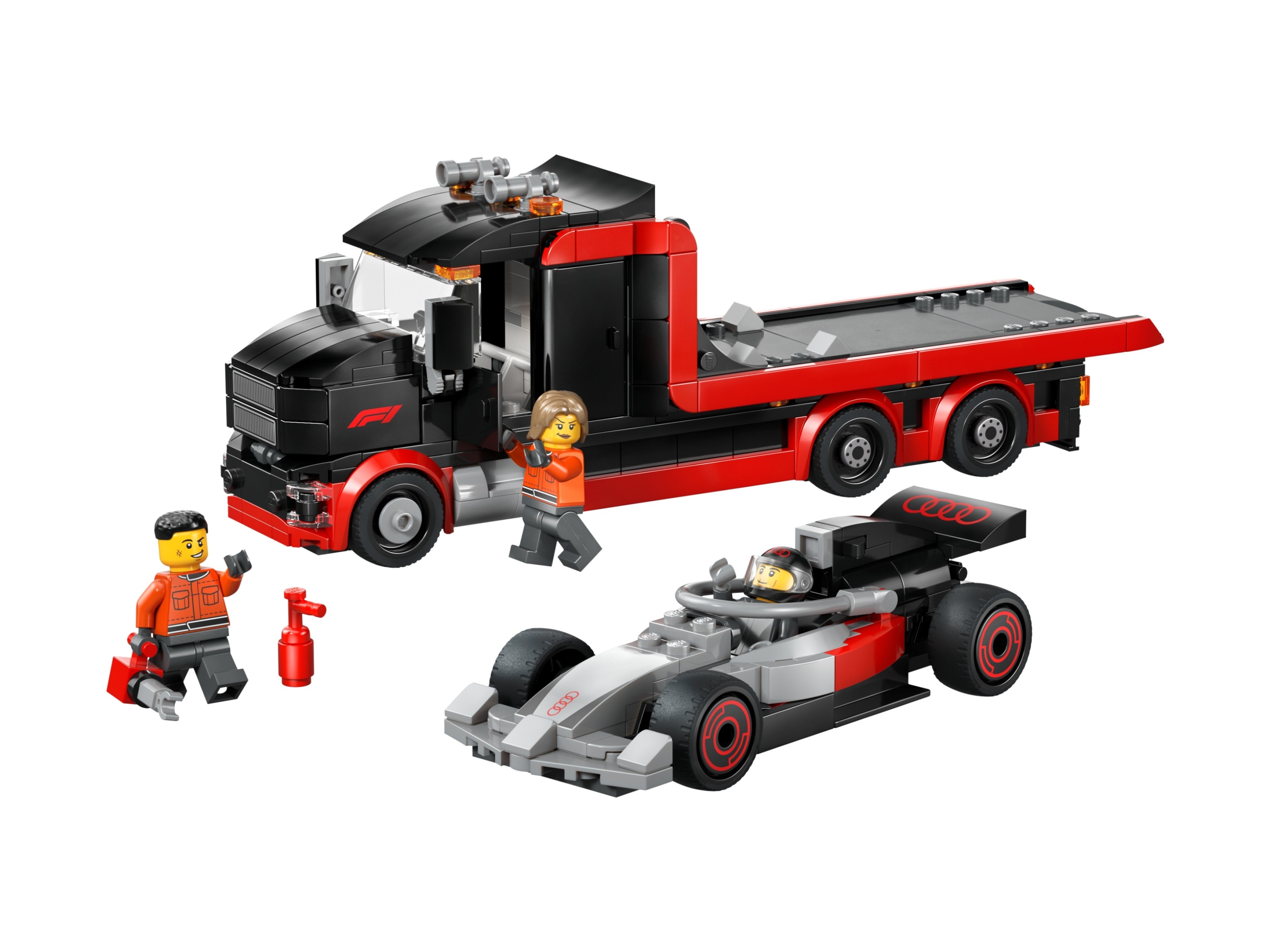 LEGO City - Ciężarówka F1® z bolidem Audi F1®