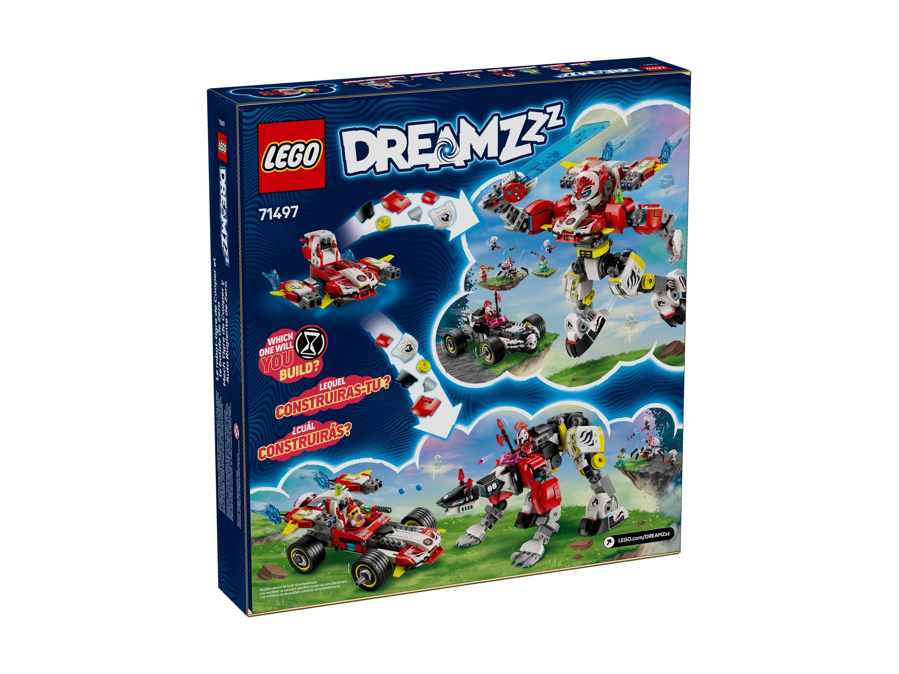 LEGO Dreamzzz - Tygrysi mech Coopera i hot rod Zero