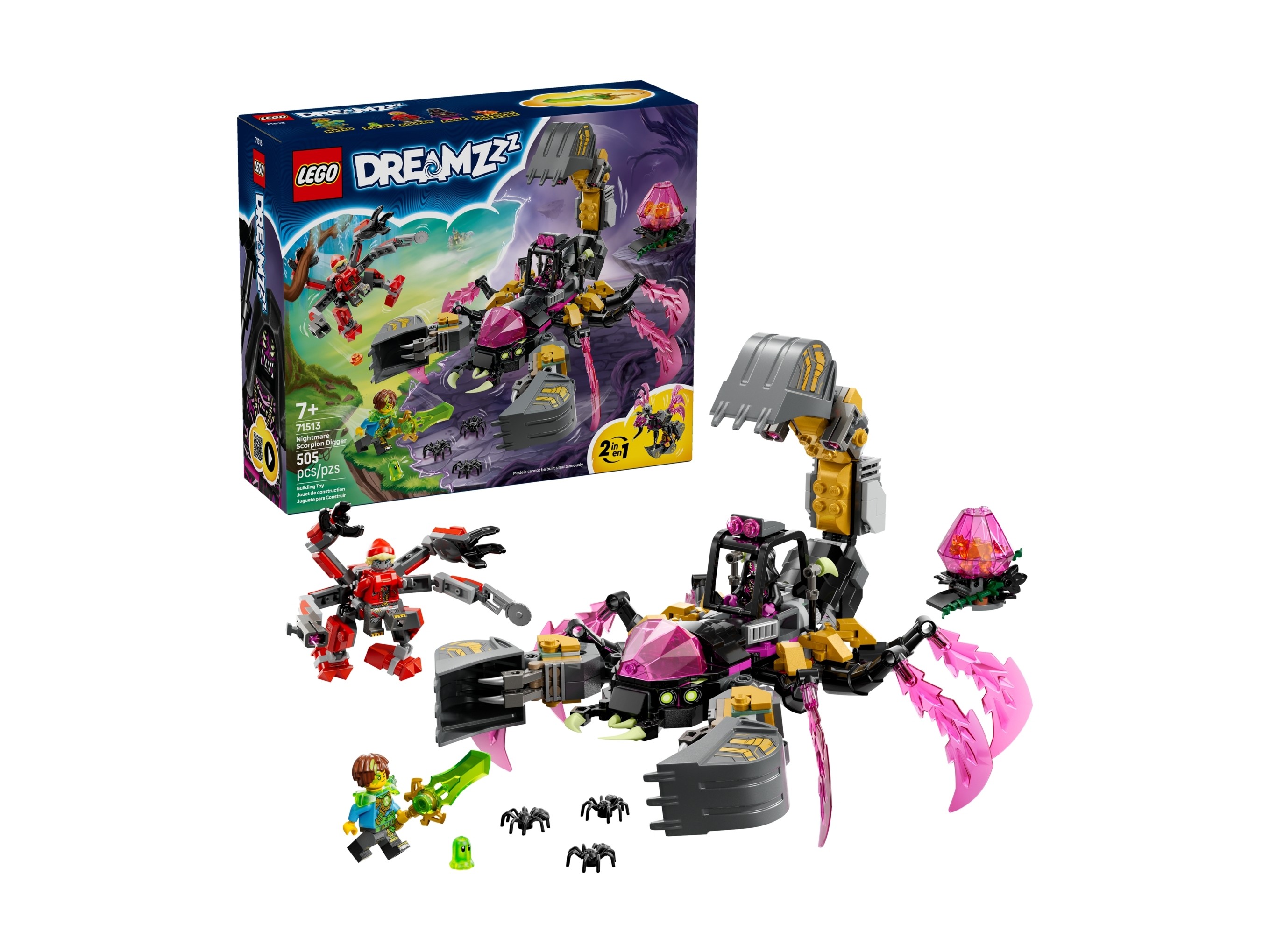 LEGO Dreamzzz - Koszmarna skorpionowa koparka