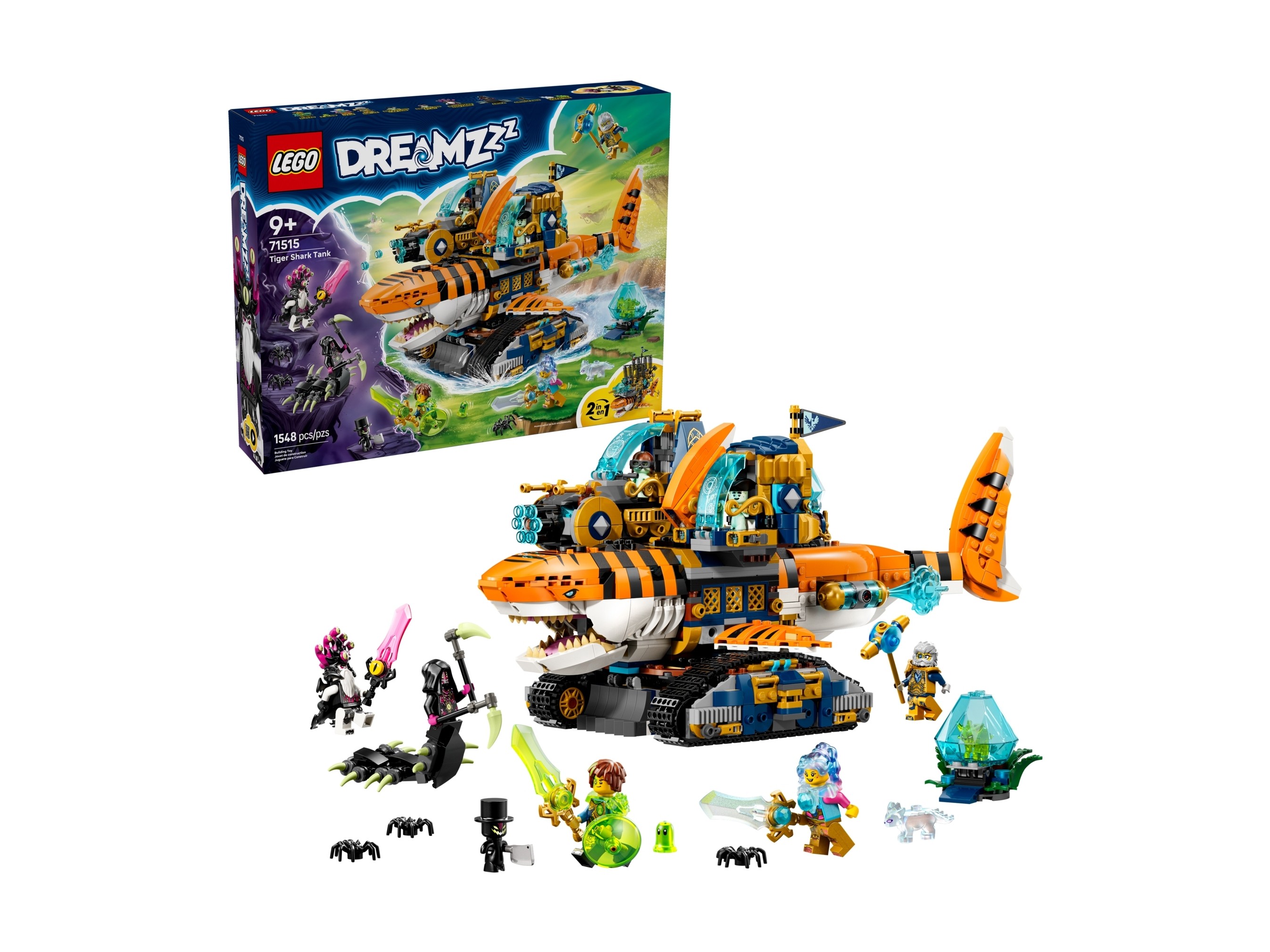 LEGO Dreamzzz - Rekinoczołg tygrysi