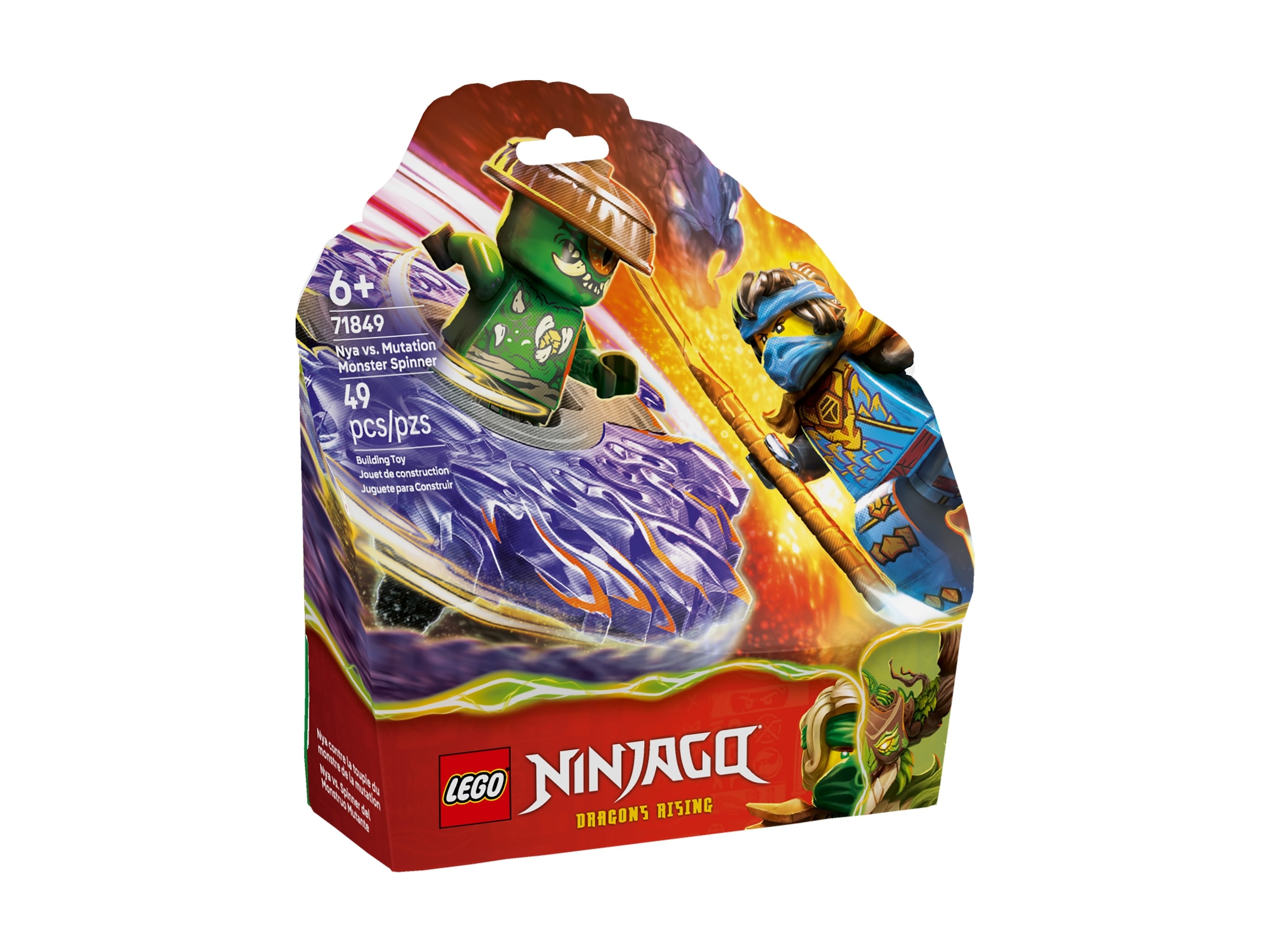 LEGO Ninjago - Nya kontra zmutowany potwór na spinnerze