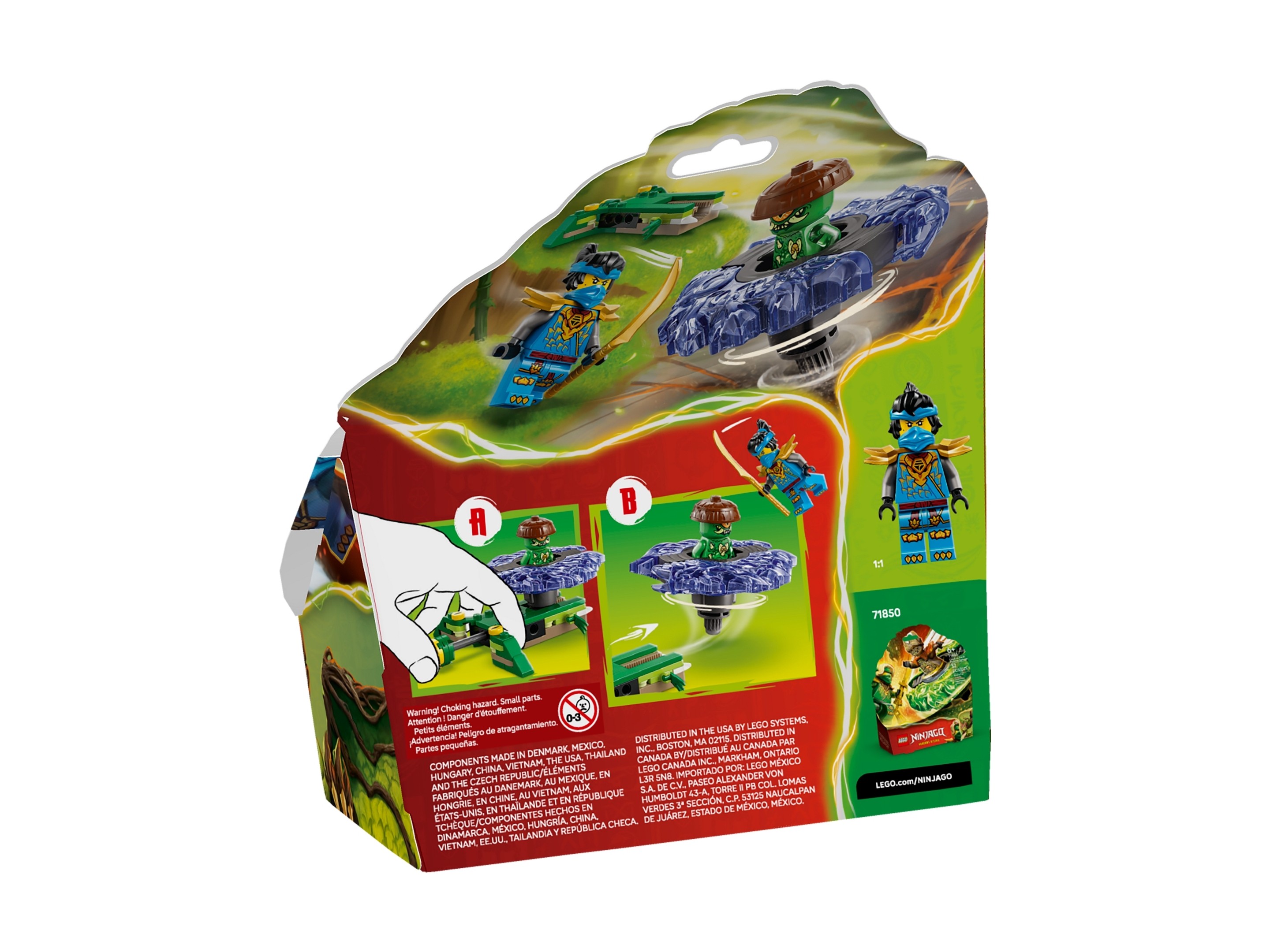 LEGO Ninjago - Nya kontra zmutowany potwór na spinnerze