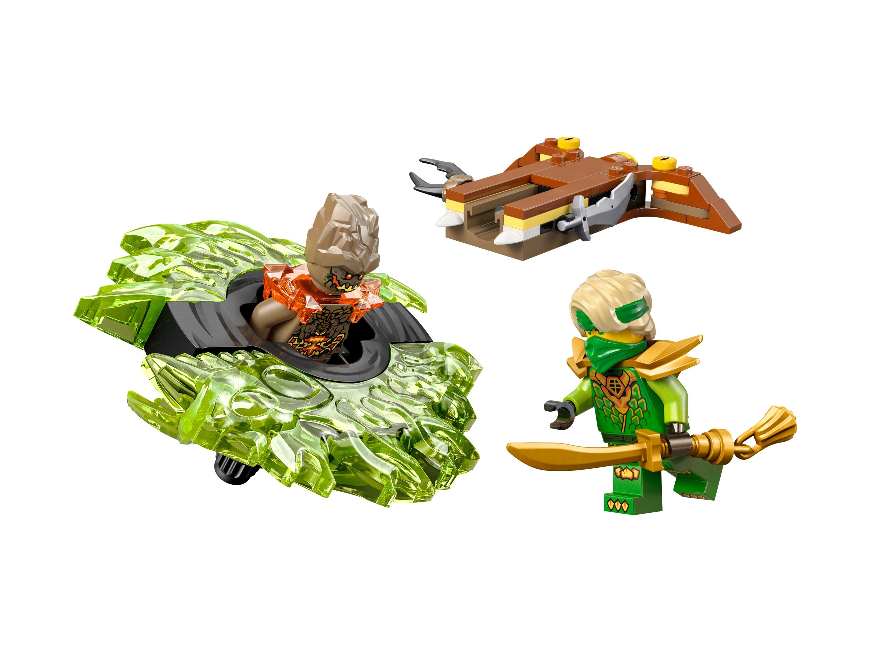 LEGO Ninjago - Lloyd kontra ziemny potwór na spinnerze