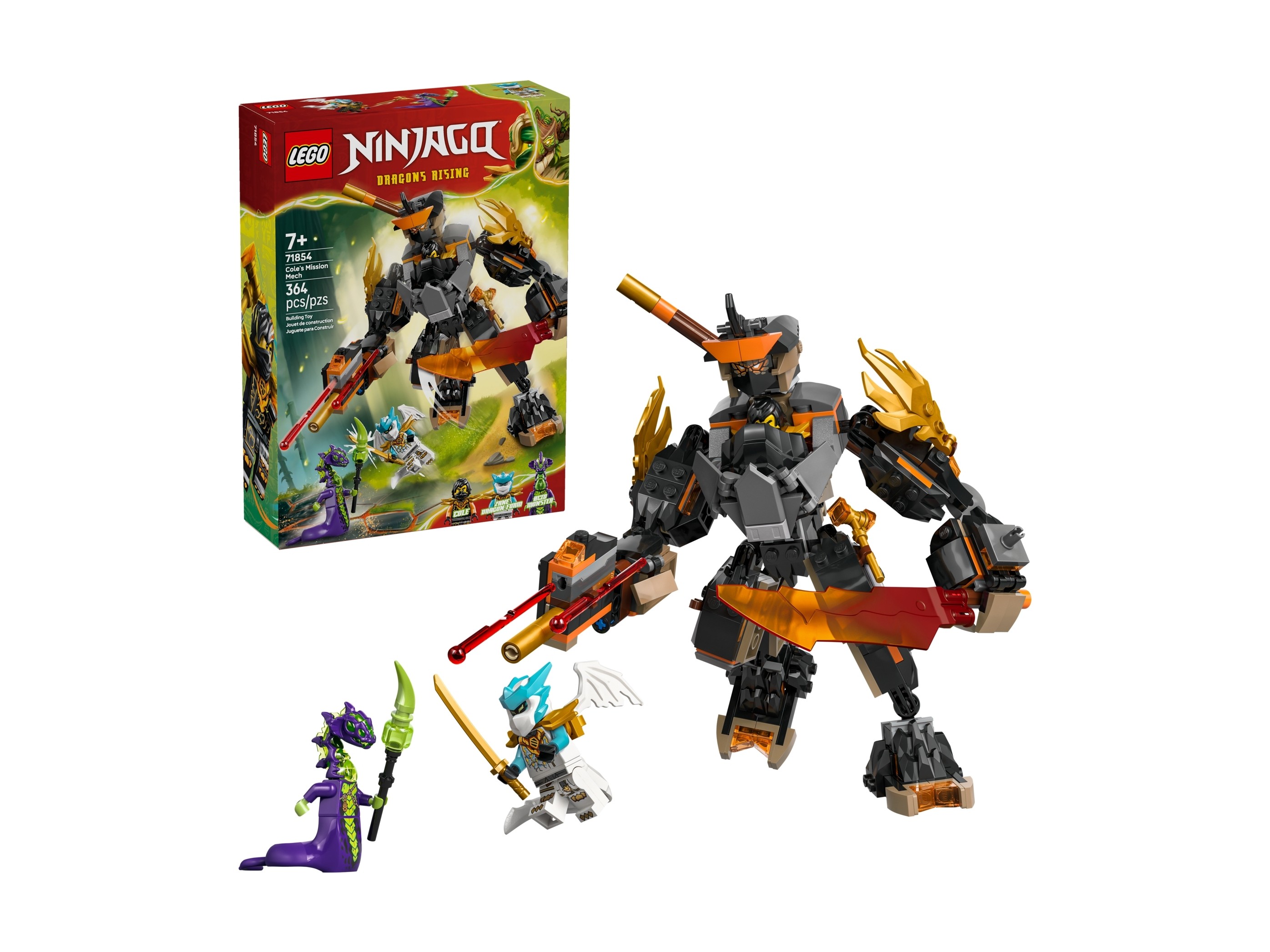 LEGO Ninjago - Mech specjalny Cole’a i Zane w smoczej zbroi