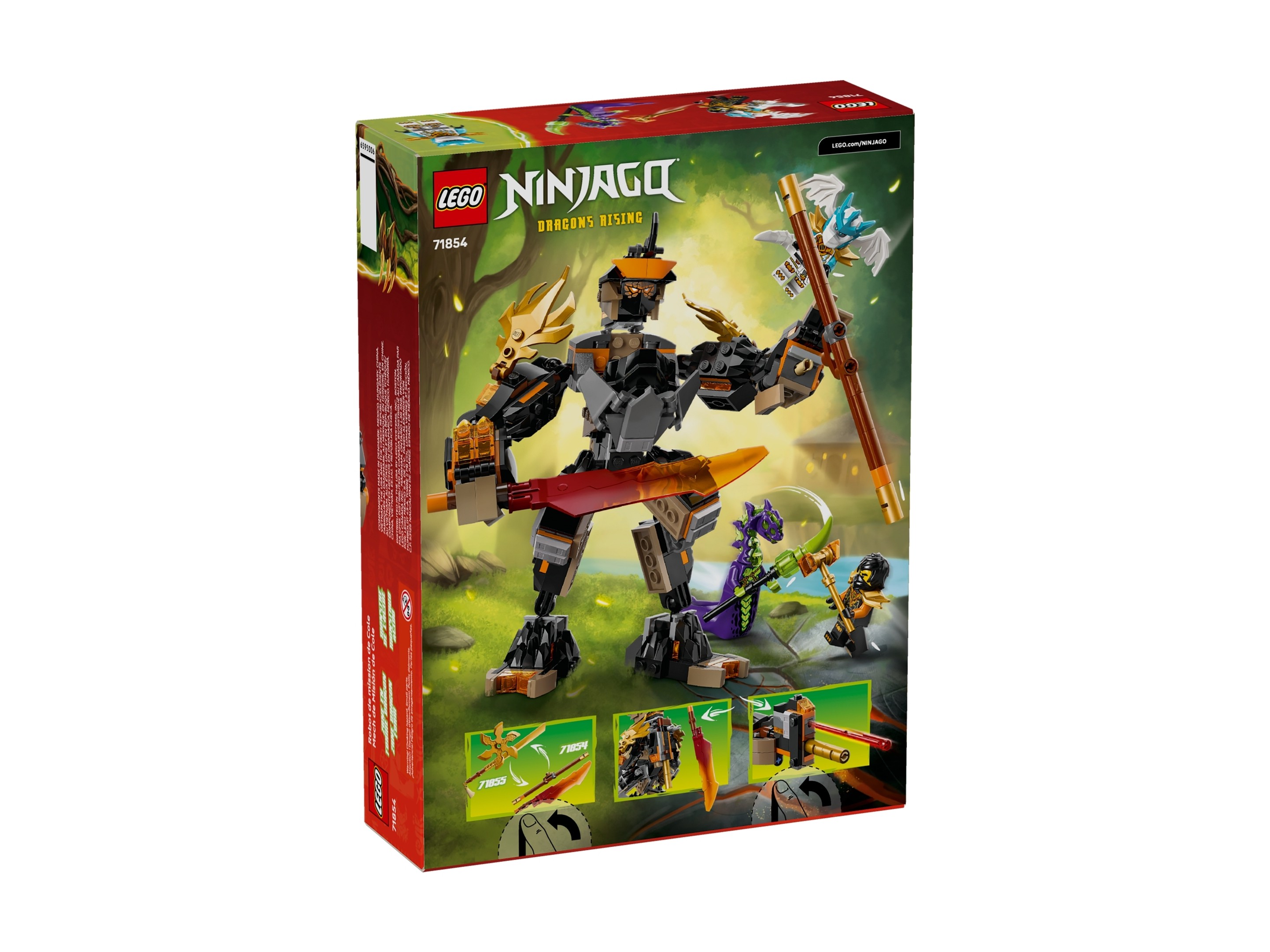 LEGO Ninjago - Mech specjalny Cole’a i Zane w smoczej zbroi