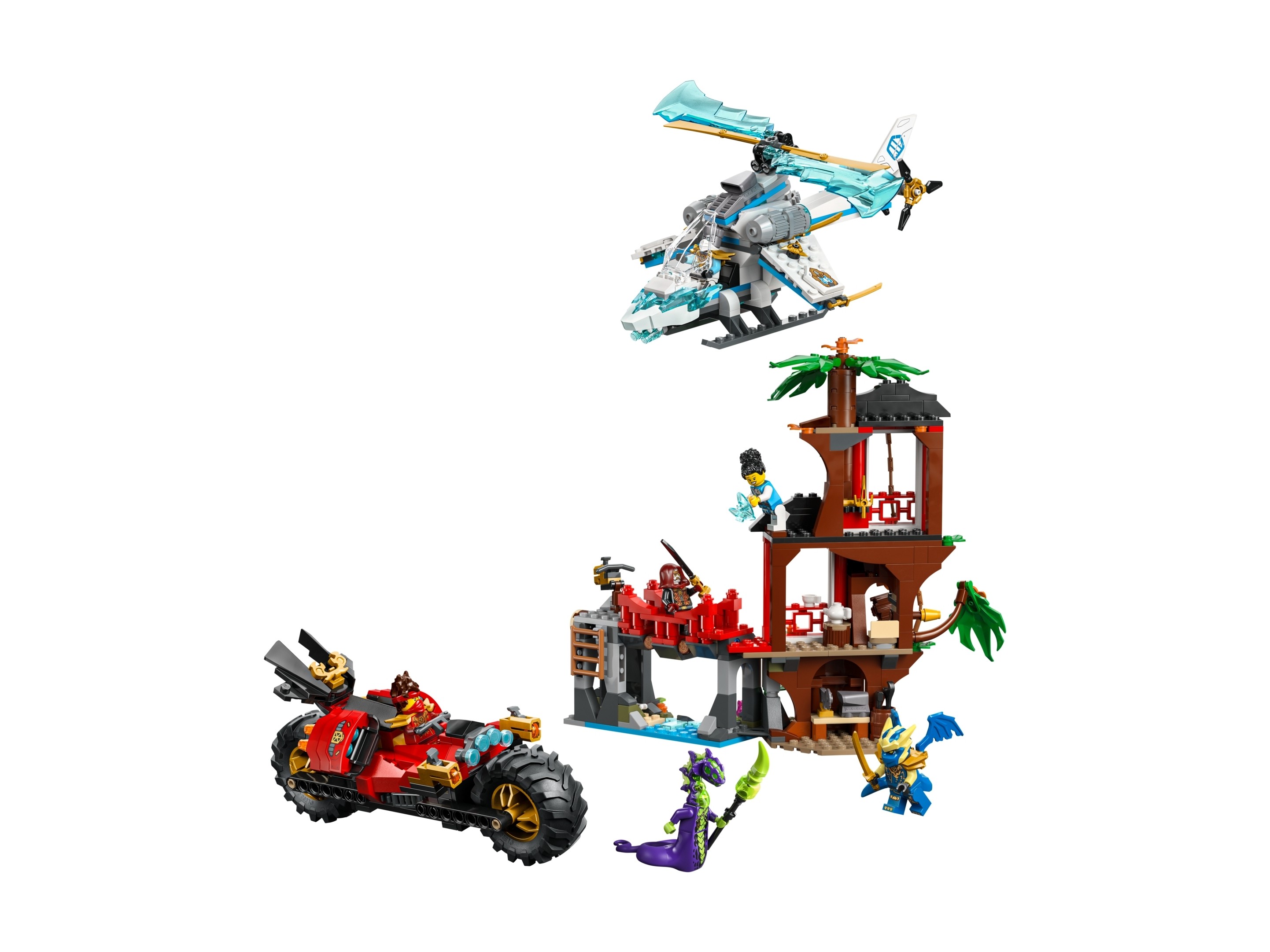 LEGO Ninjago - Bitwa ninja: domek na drzewie z pojazdami