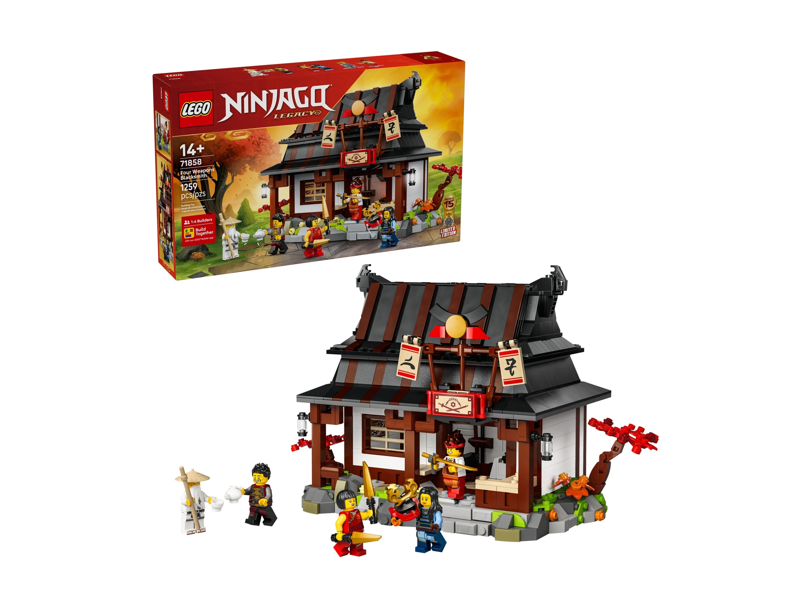 LEGO Ninjago - Kuźnia Cztery Bronie - 15-lecie