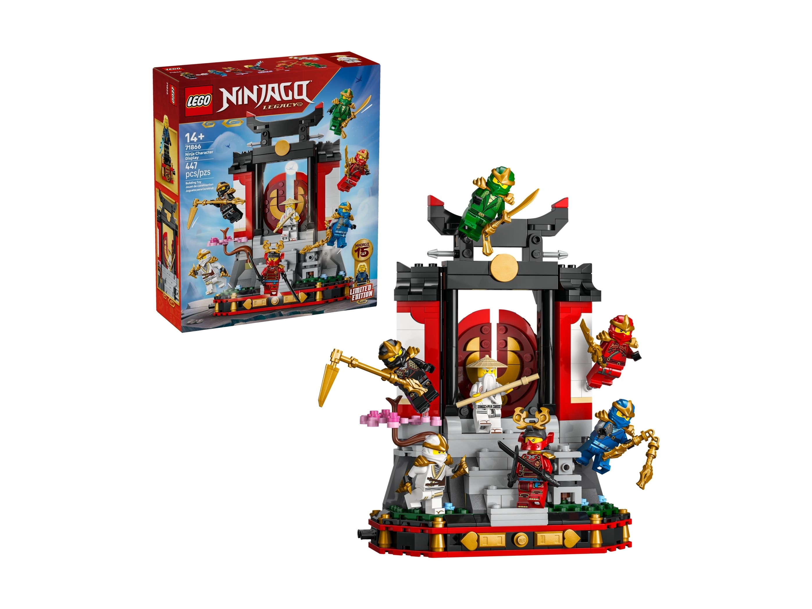 LEGO Ninjago - Ozdoba z postaciami ninja - 15-lecie