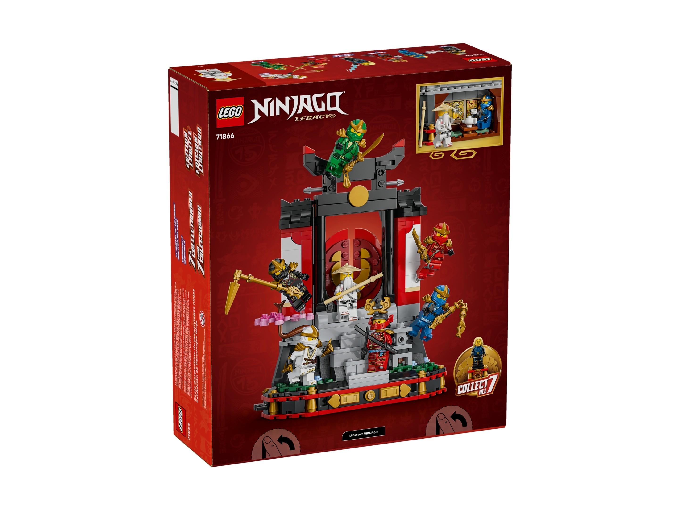 LEGO Ninjago - Ozdoba z postaciami ninja - 15-lecie