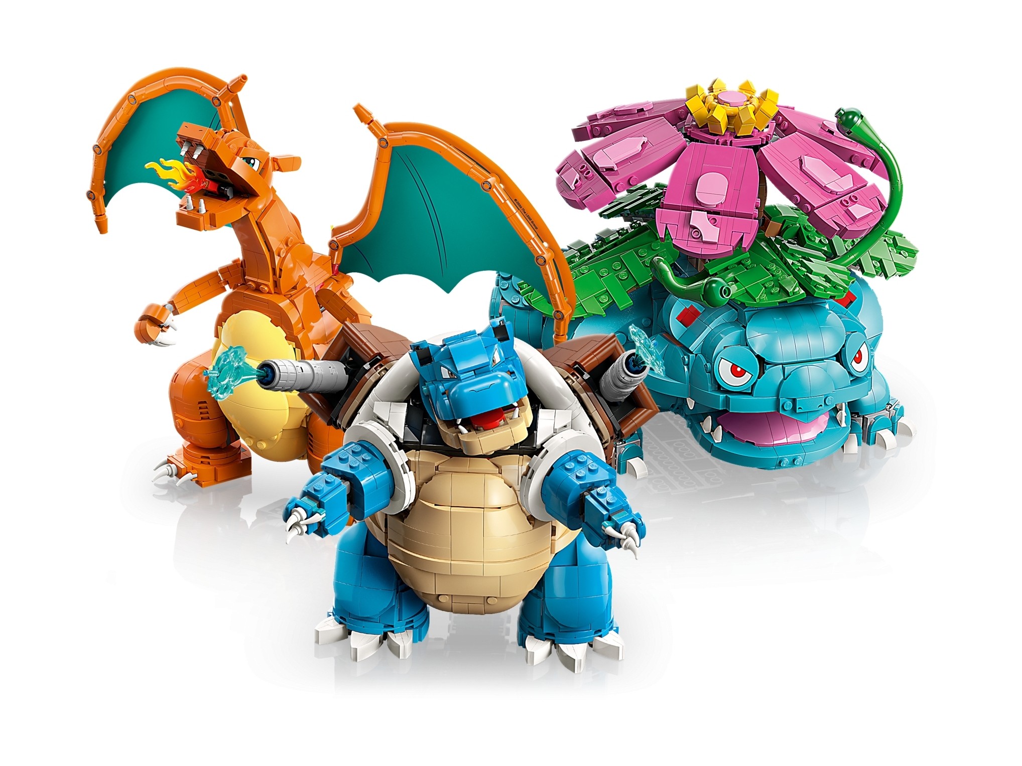 LEGO Pokemon - Venusaur, Charizard i Blastoise