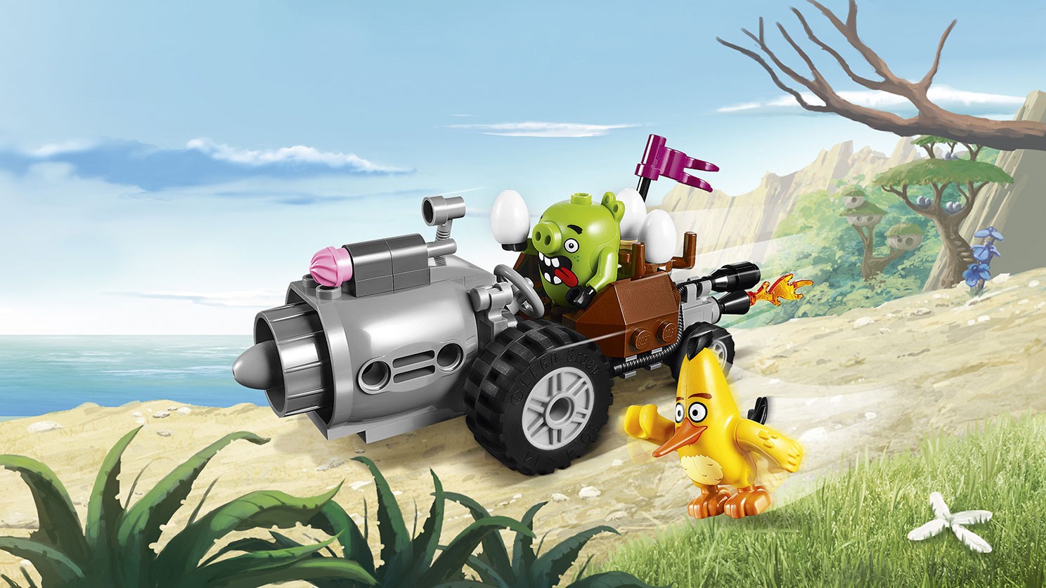 LEGO Angry Birds - Ucieczka samochodem świnek