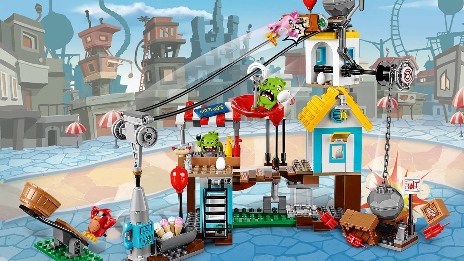 LEGO Angry Birds - Demolka w Pig City