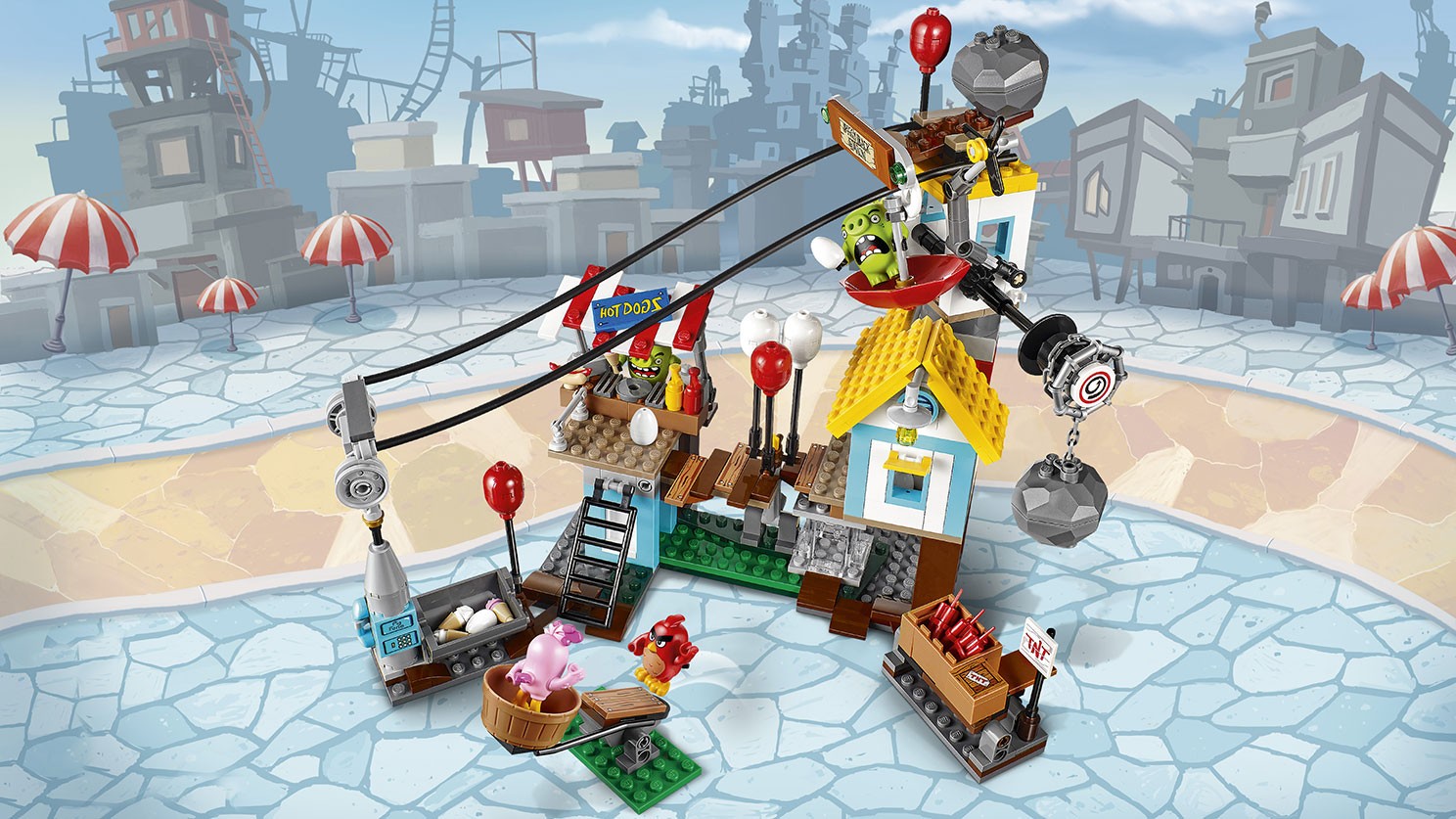 LEGO Angry Birds - Demolka w Pig City