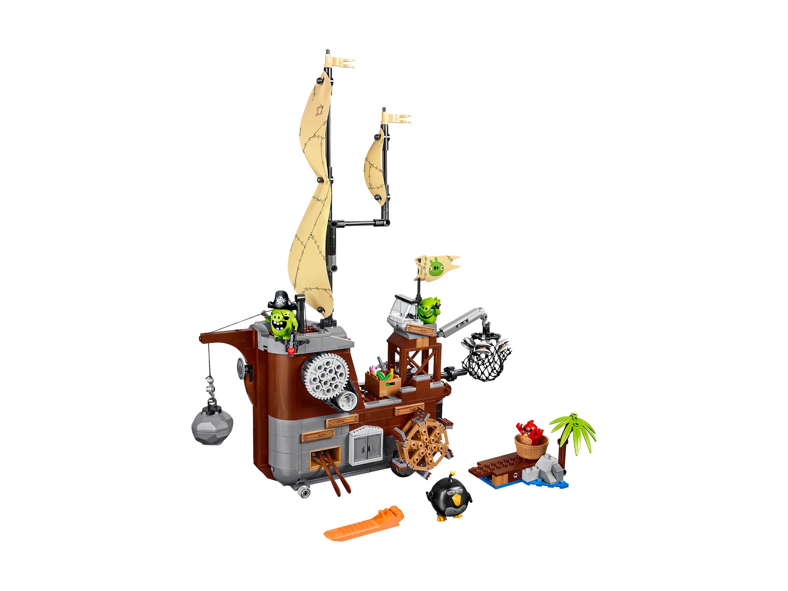 LEGO Angry Birds - Statek piracki świnek