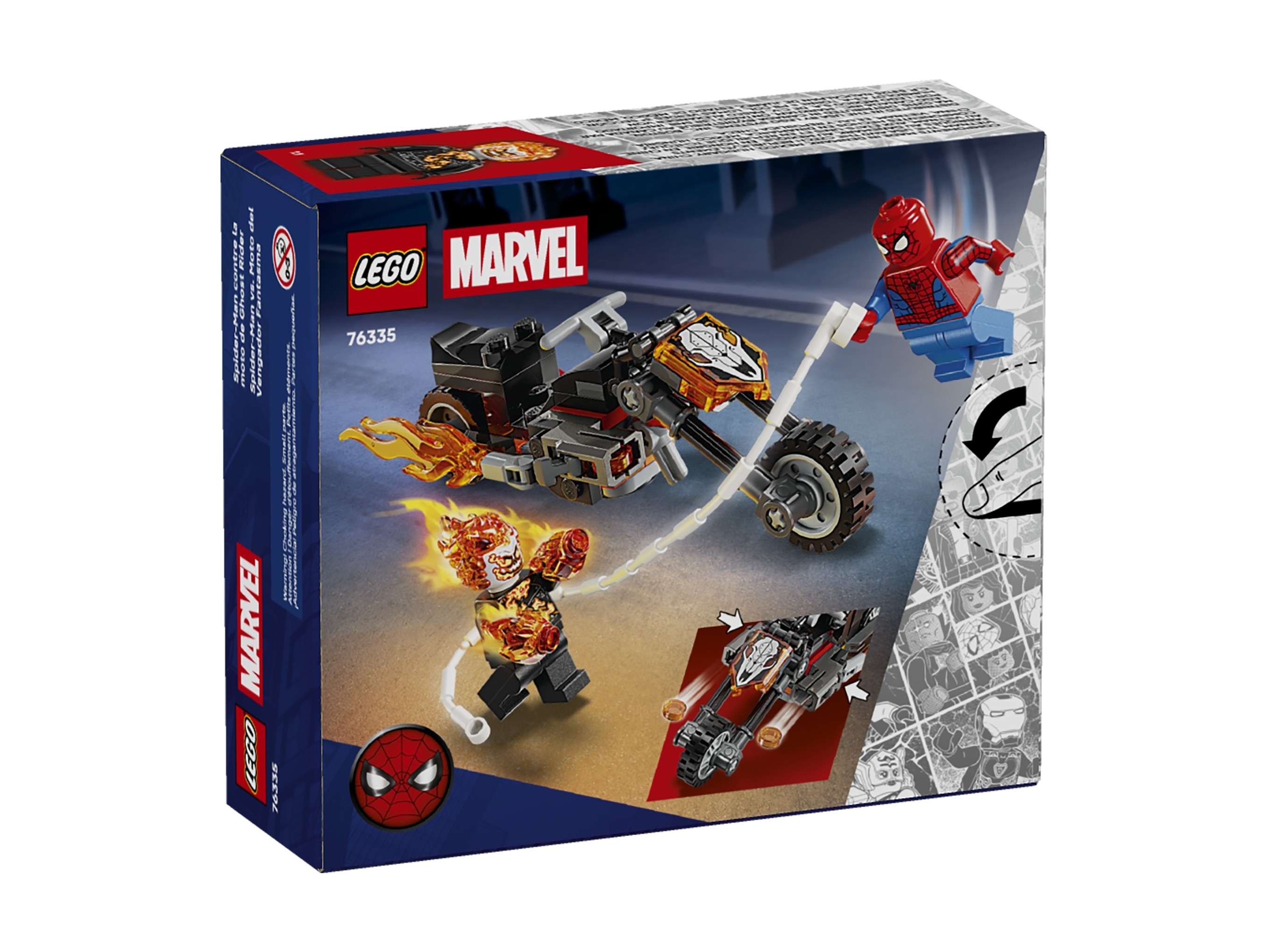 LEGO Super Heroes Marvel - Spider-Man kontra Ghost Rider na motocyklu