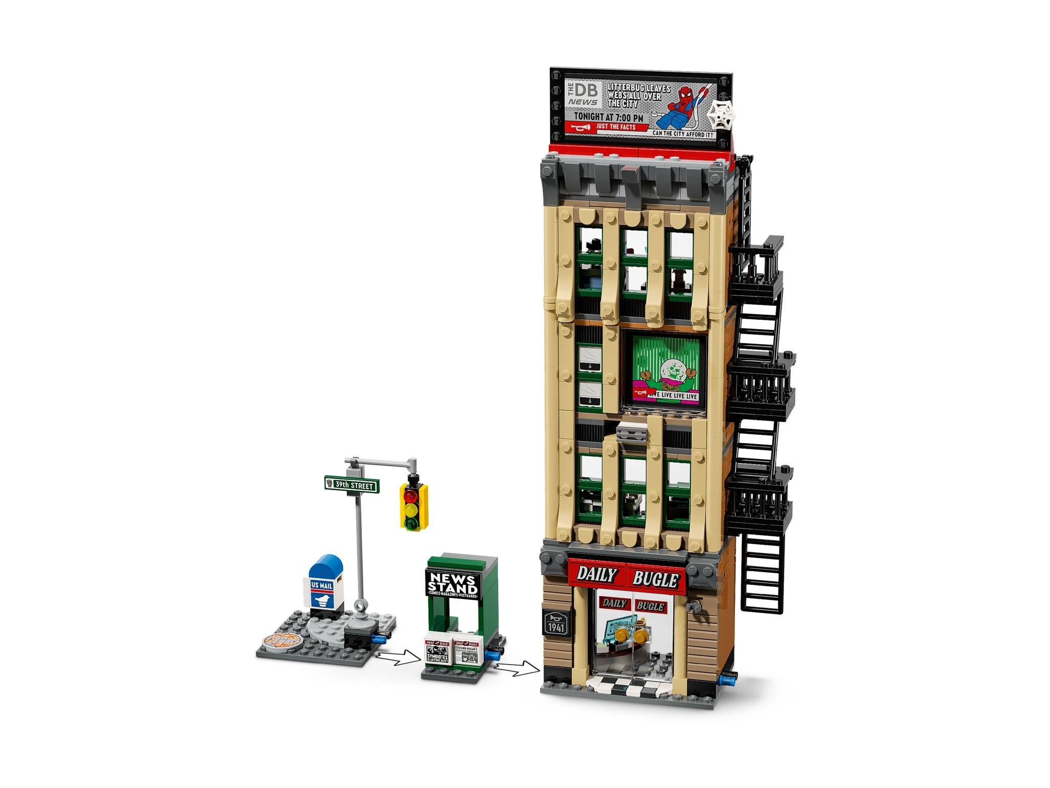 LEGO Super Heroes Marvel - Spider-Man  kontra Mysterio: Daily Bugle