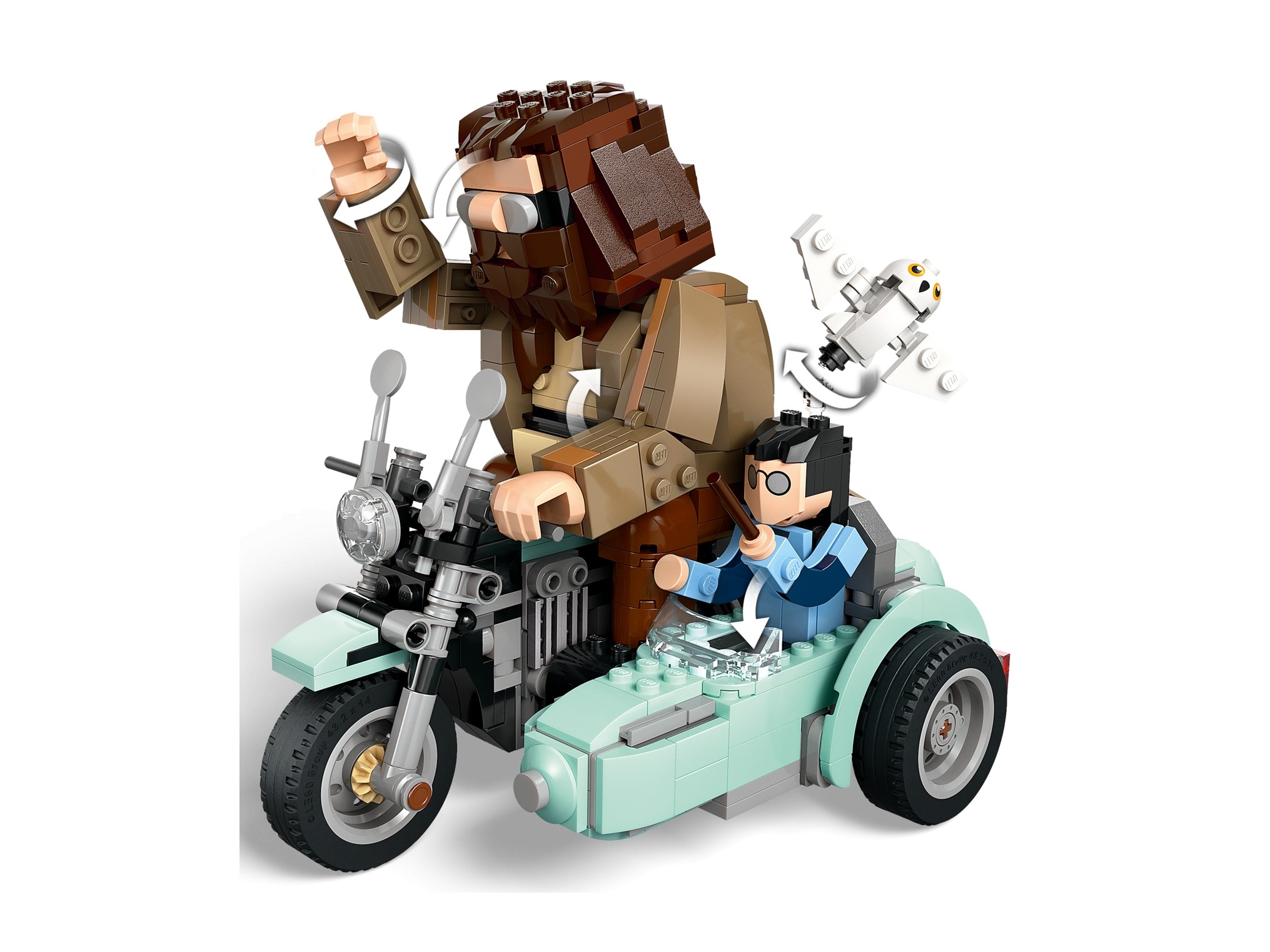LEGO Harry Potter - Przejażdżka motocyklowa Hagrida i Harry’ego