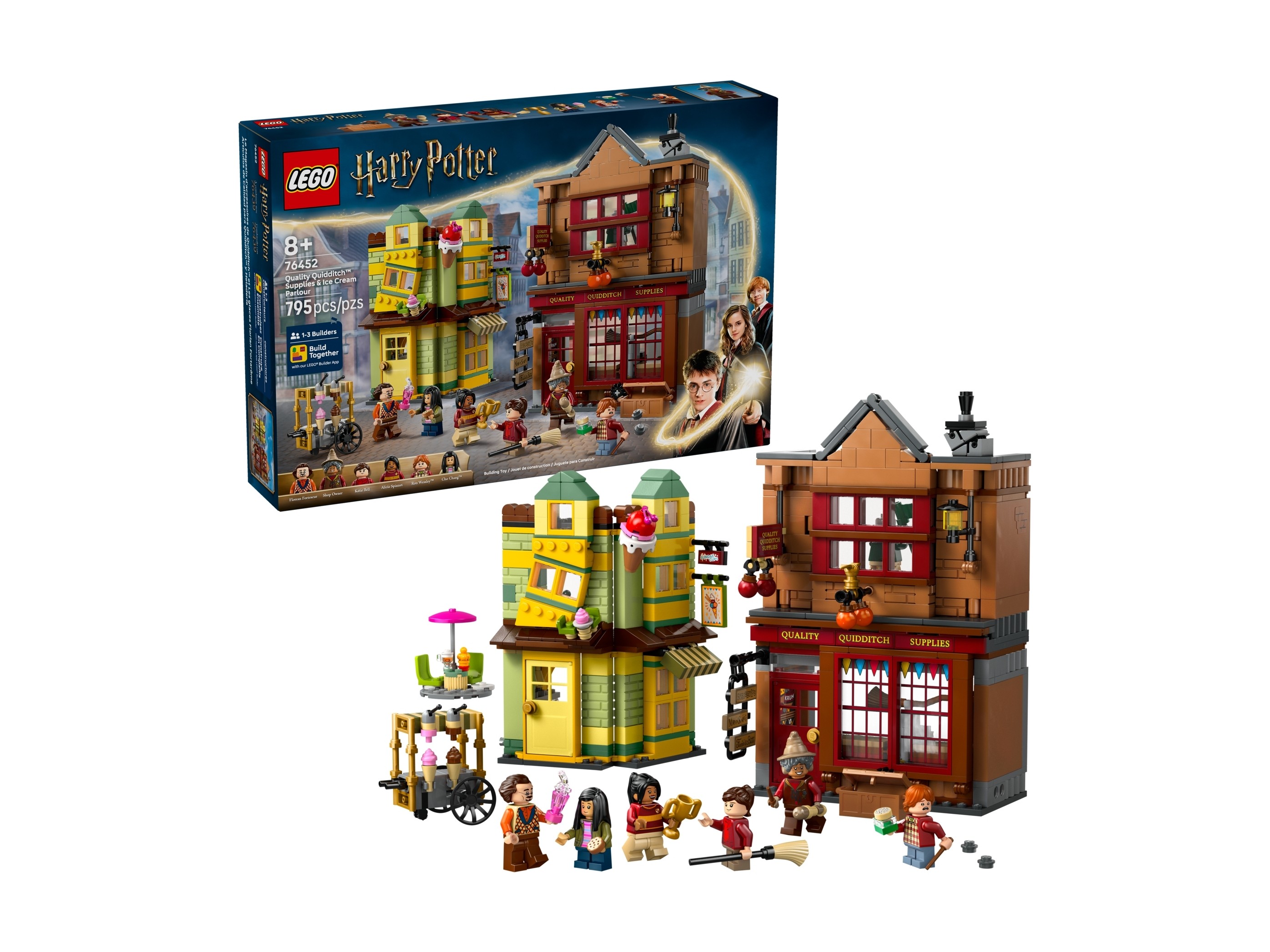 LEGO Harry Potter - Markowy sprzęt do quidditcha™ i lodziarnia