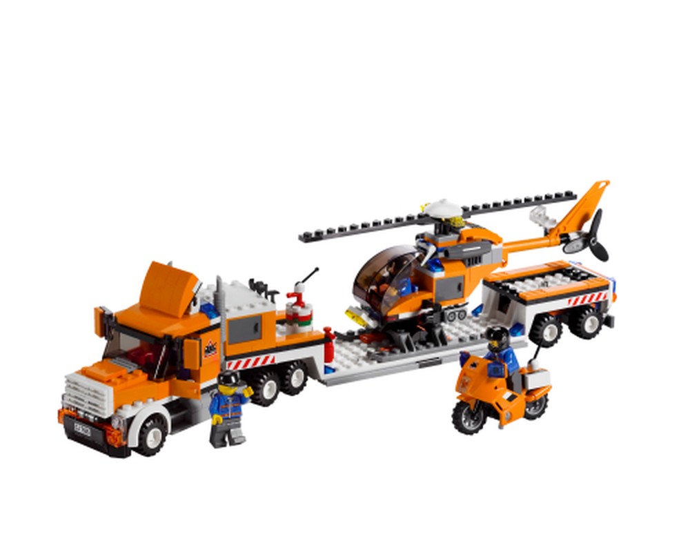 LEGO City - Laweta do przewozu helikoptera