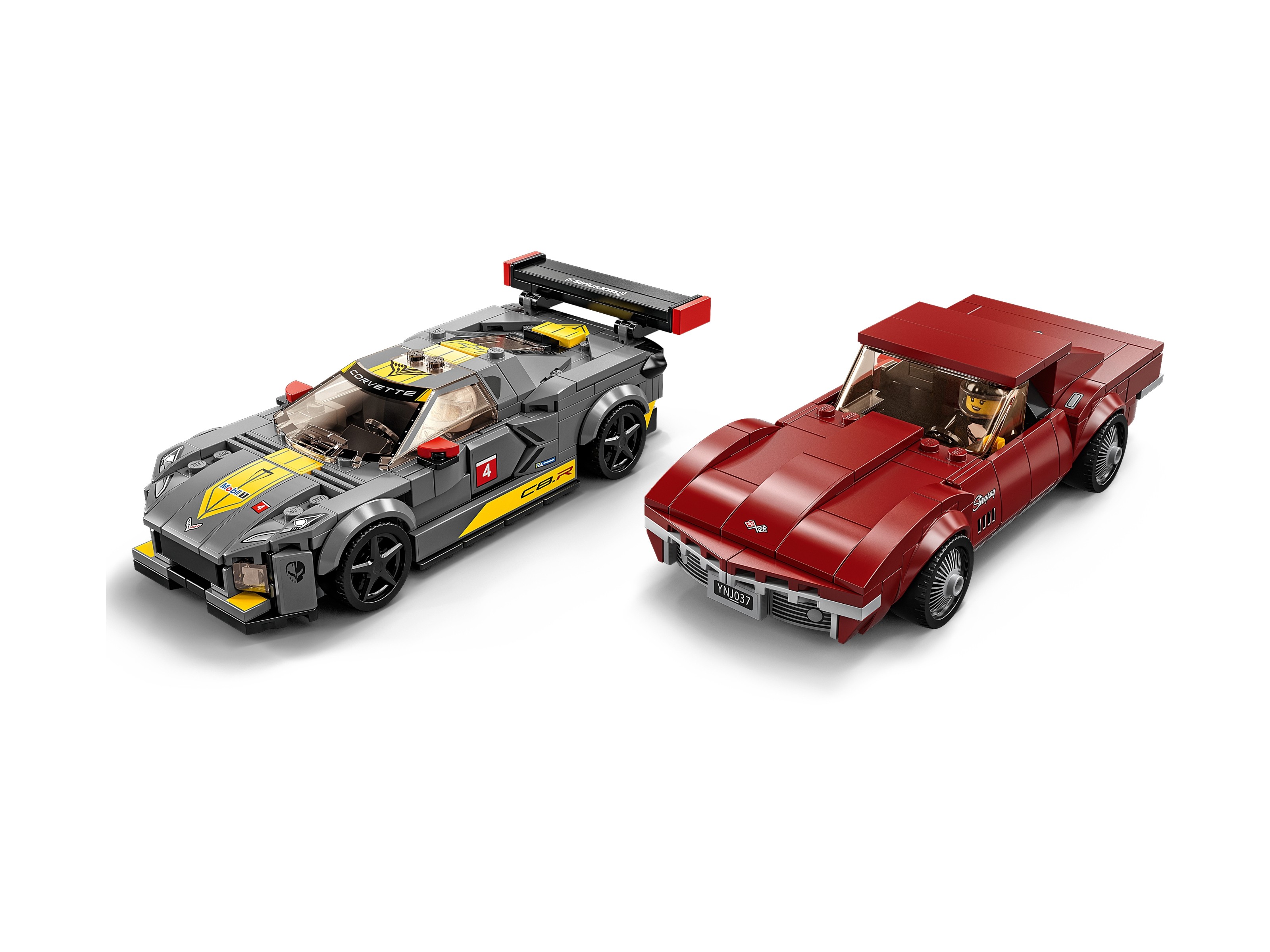 LEGO Speed Champions - Samochód wyścigowy Chevrolet Corvette C8.R i 1969 Chevrolet Corvette