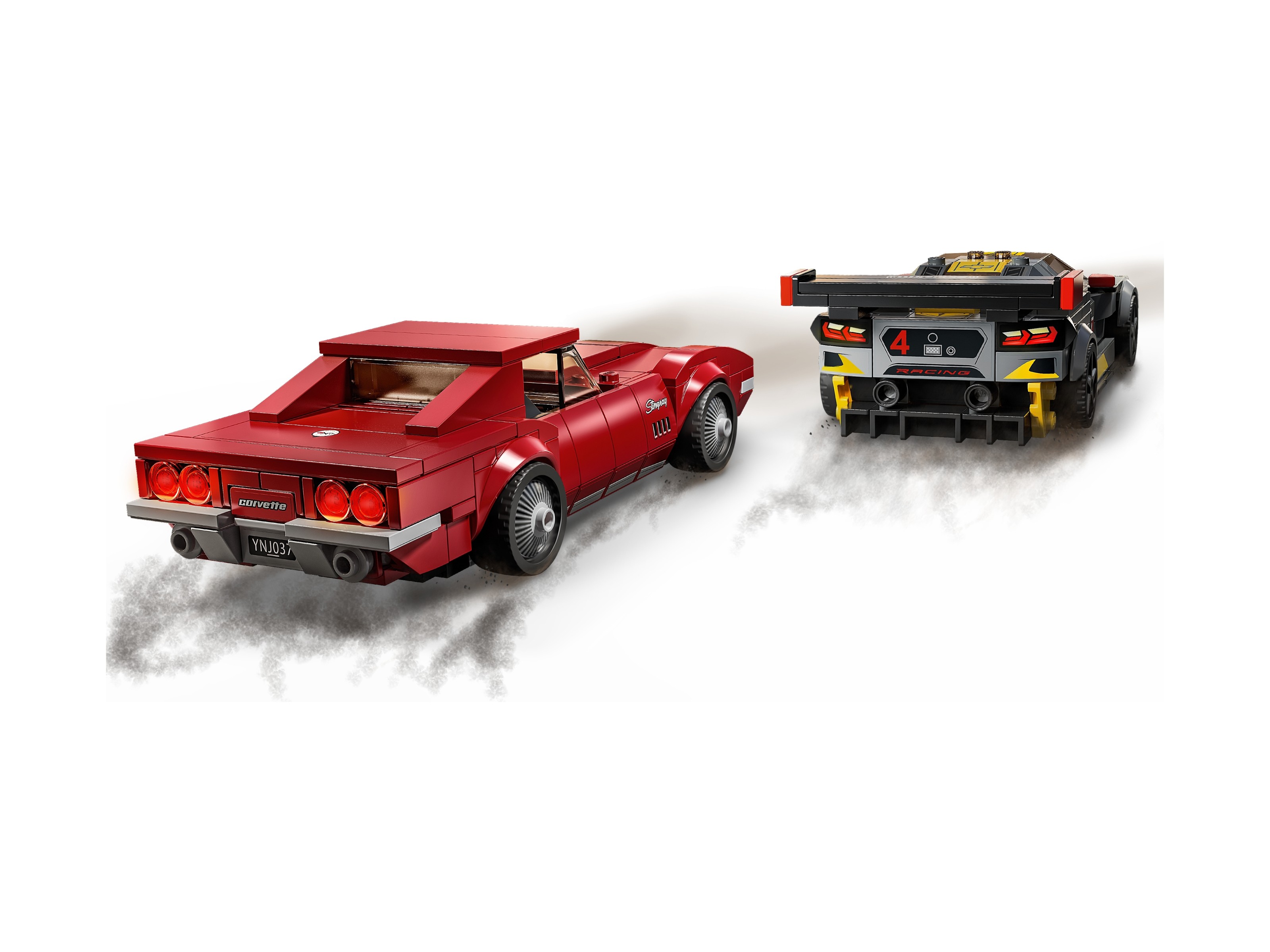 LEGO Speed Champions - Samochód wyścigowy Chevrolet Corvette C8.R i 1969 Chevrolet Corvette