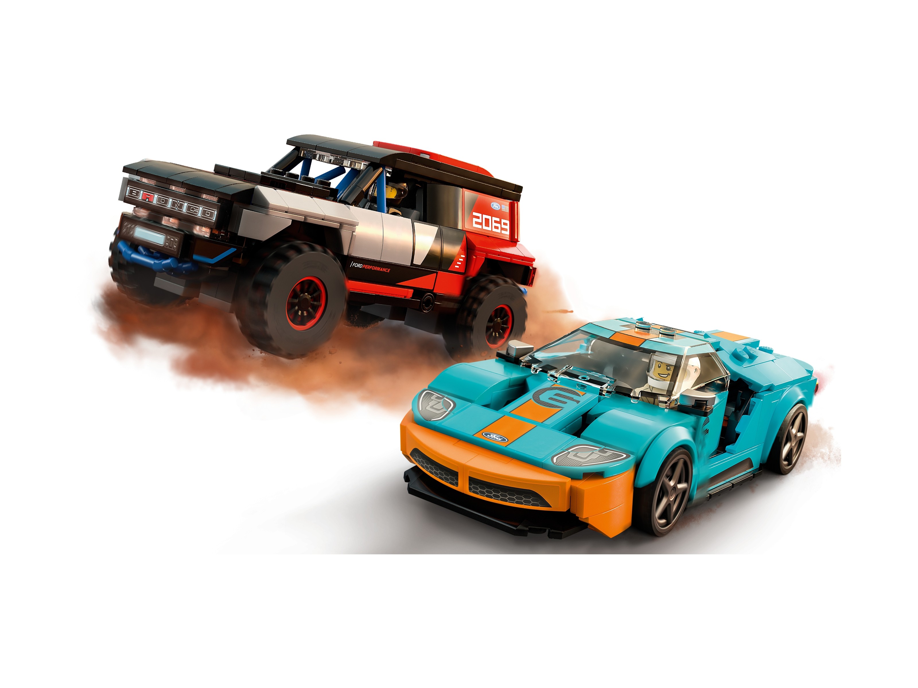 LEGO Speed Champions - Ford GT Heritage Edition i Bronco R