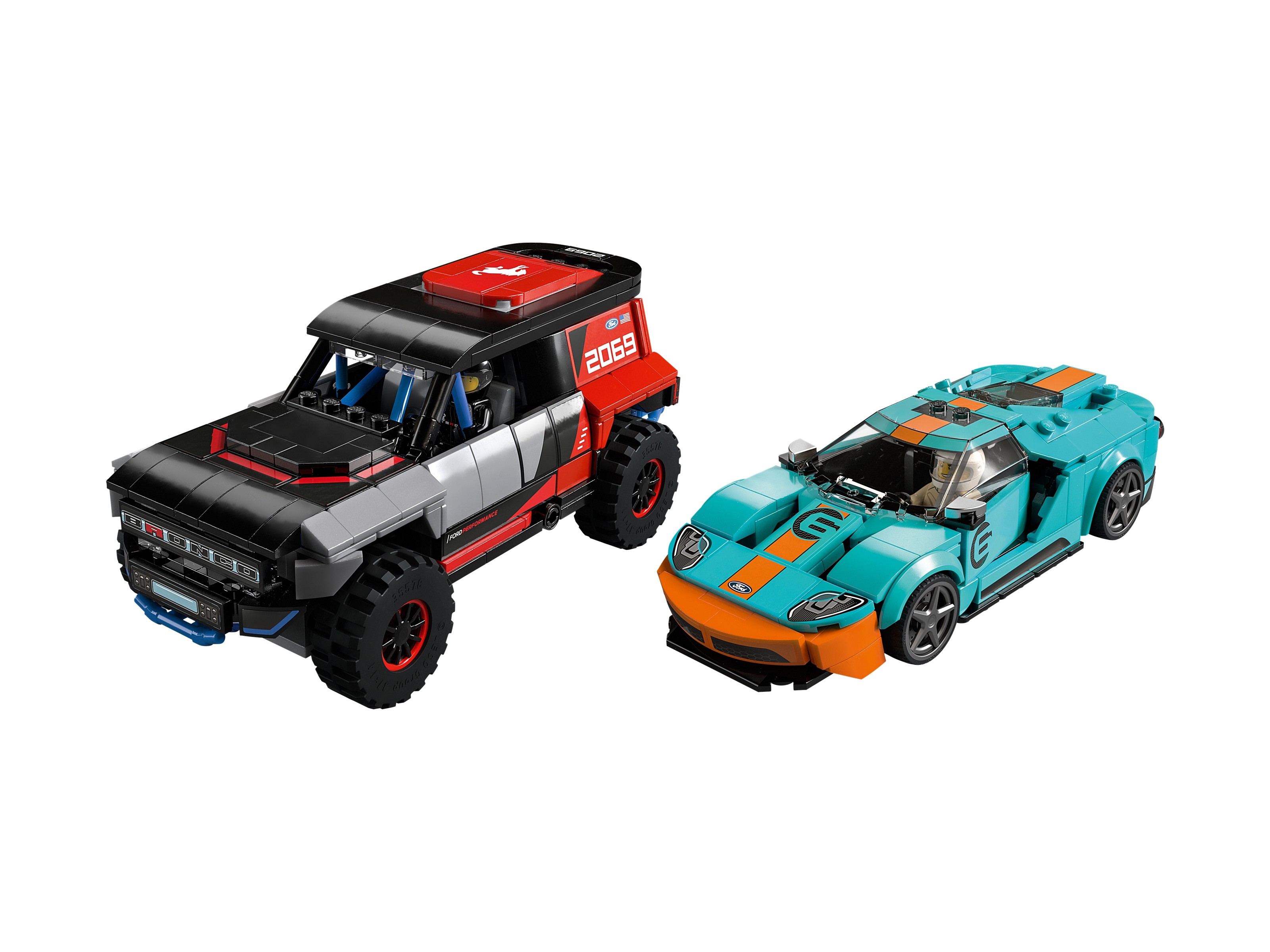 LEGO Speed Champions - Ford GT Heritage Edition i Bronco R