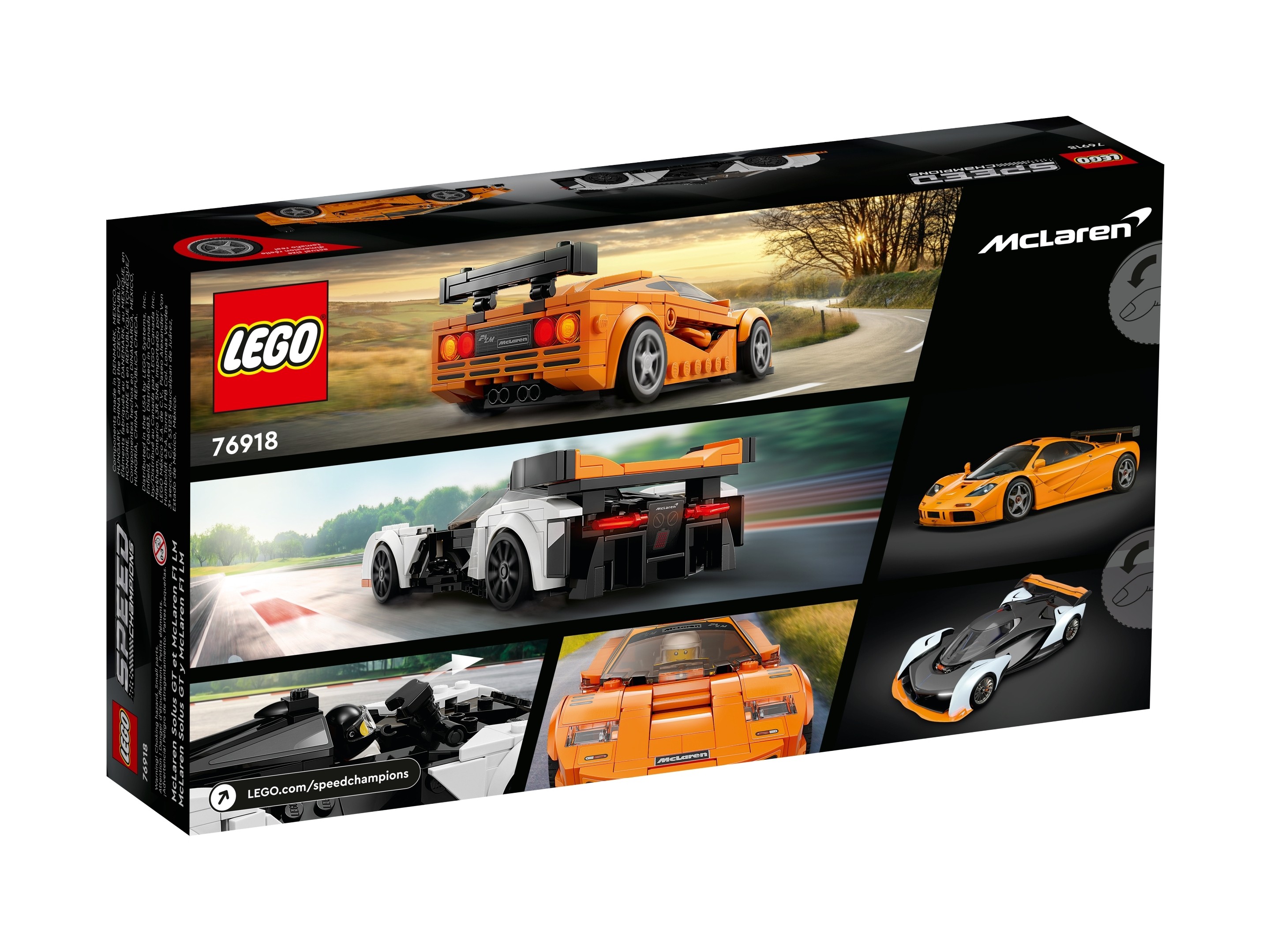 LEGO Speed Champions - McLaren Solus GT & McLaren F1 LM