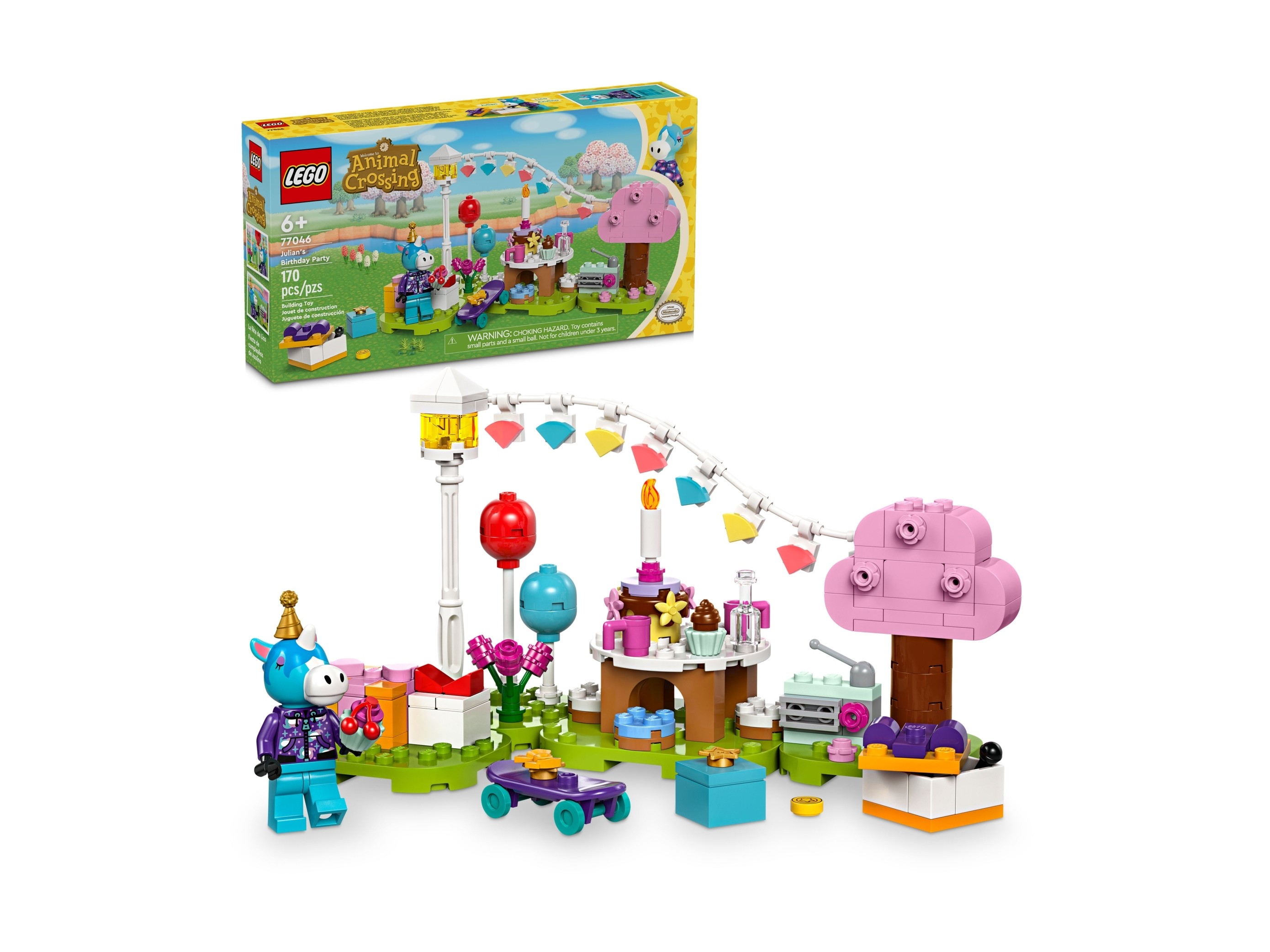 LEGO Animal Crossing - Przyjęcie urodzinowe Juliana