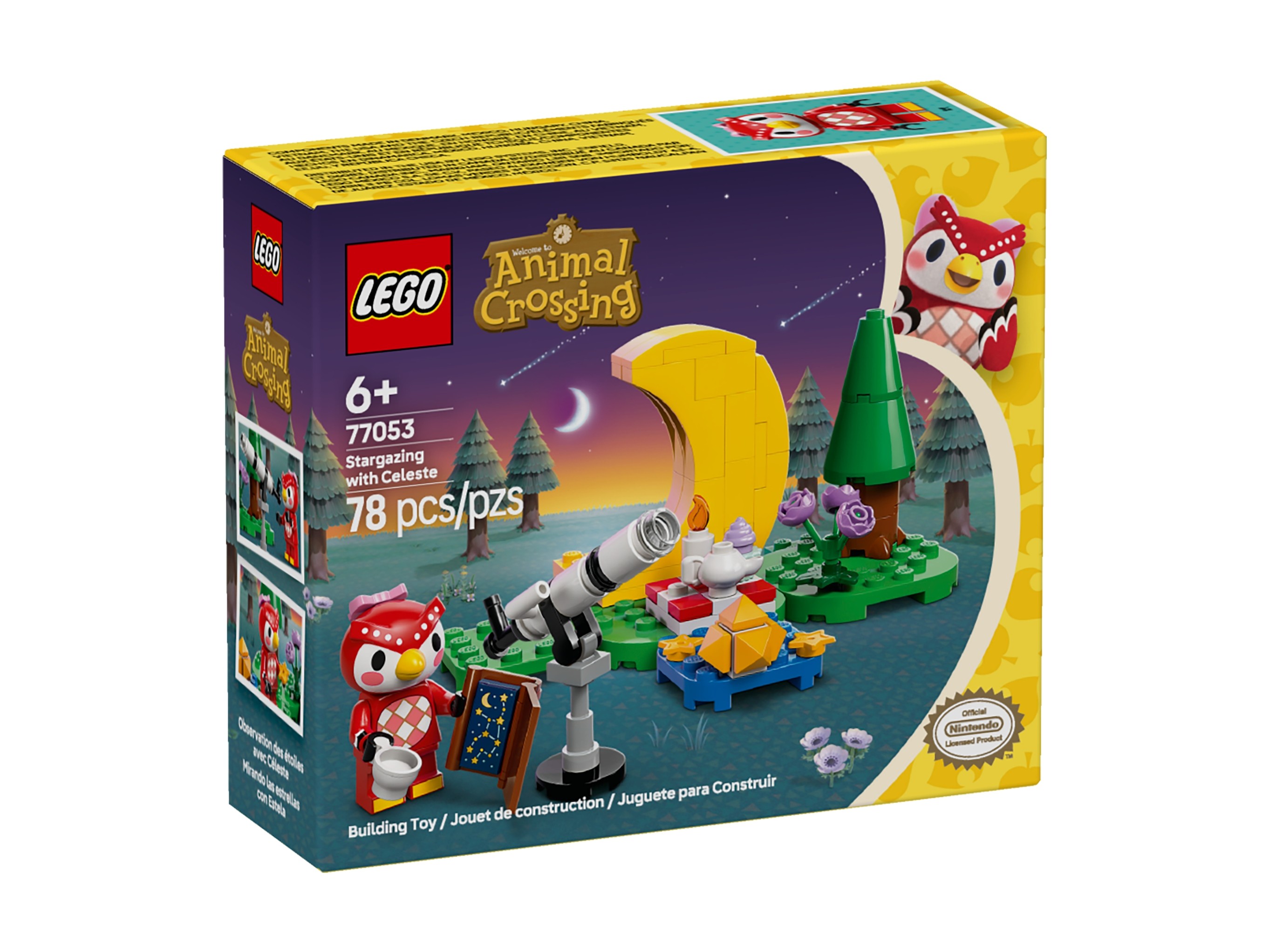 LEGO Animal Crossing - Obserwacja gwiazd z Celeste