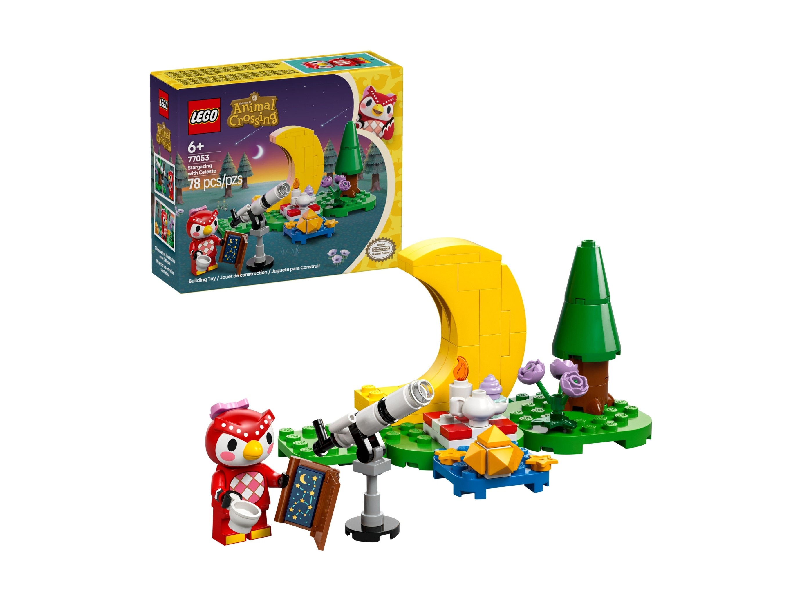 LEGO Animal Crossing - Obserwacja gwiazd z Celeste