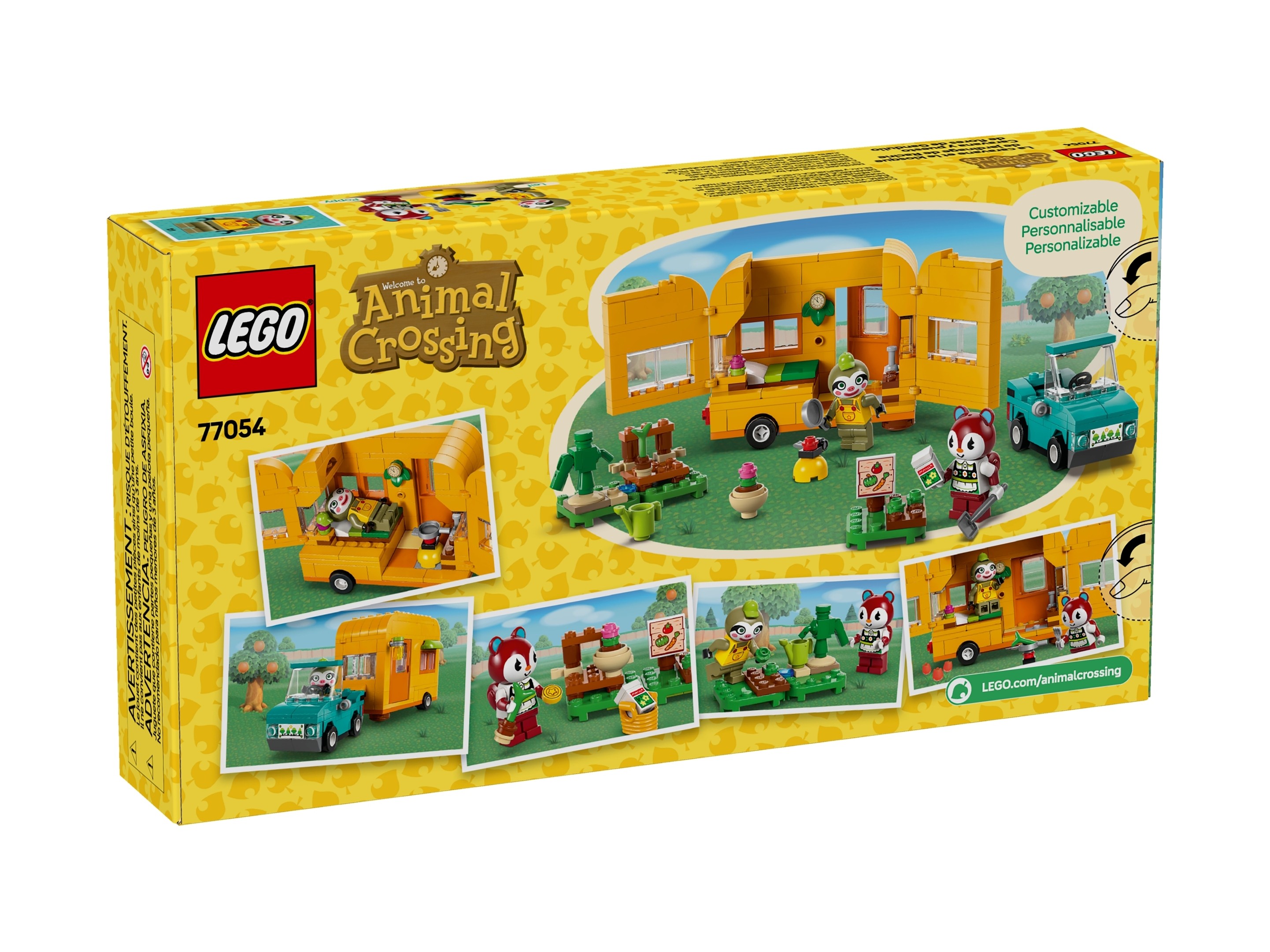 LEGO Animal Crossing - Leif i jego karawan oraz sklep ogrodniczy
