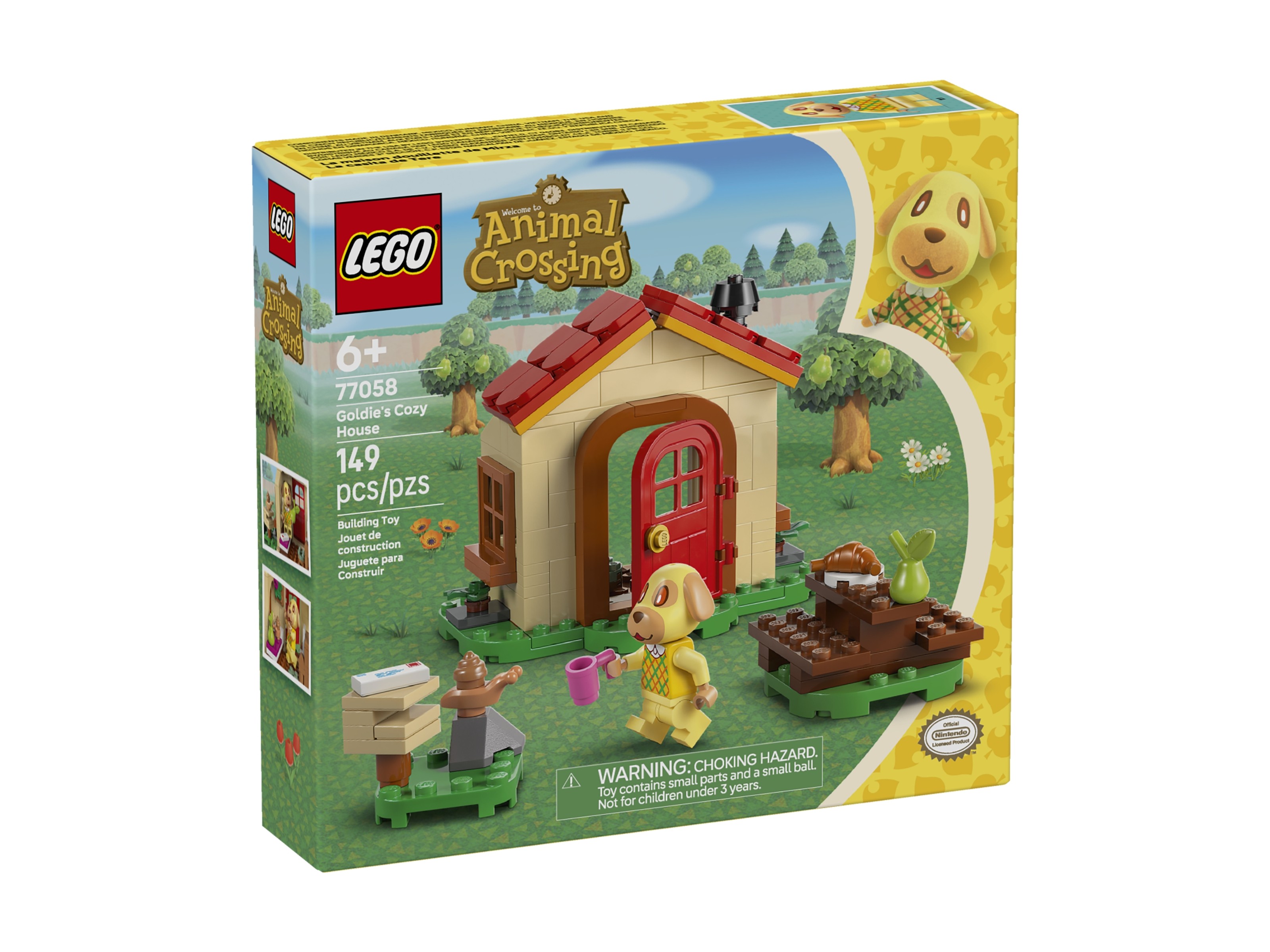 LEGO Animal Crossing - Przytulny dom Goldie