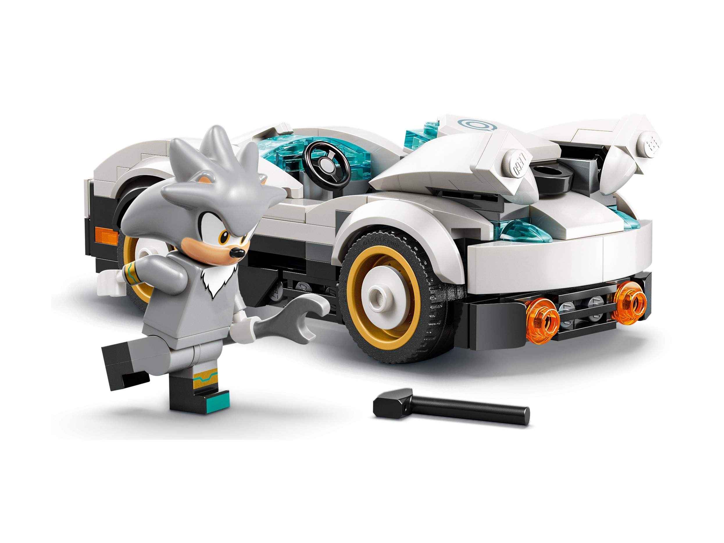 LEGO Sonic The Hedgehog - Silver w samochodzie kontra Knuckles w monster trucku