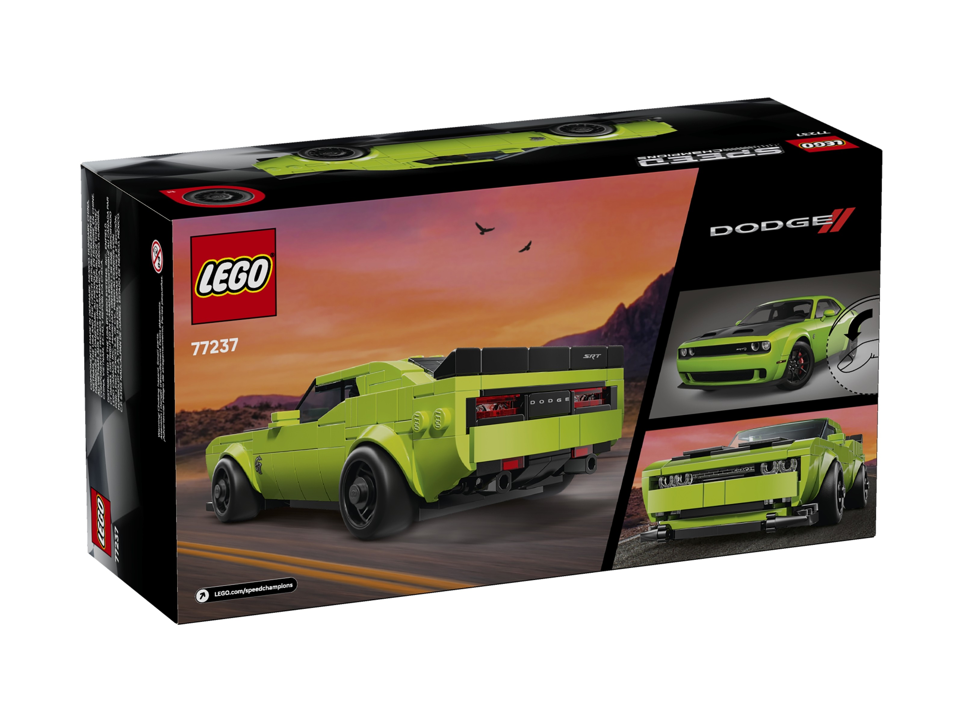 LEGO Speed Champions - Samochód sportowy Dodge Challenger SRT Hellcat