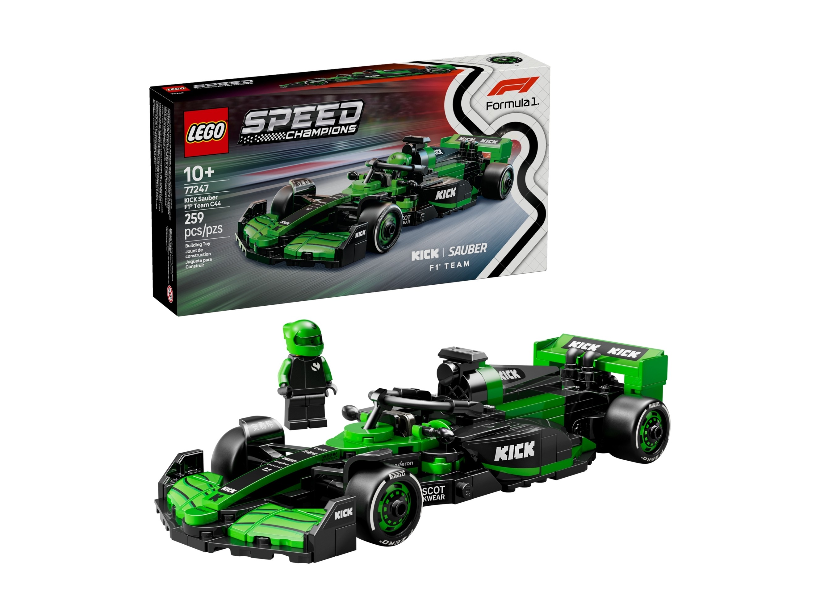 LEGO Speed Champions - Bolid F1® KICK Sauber Team C44