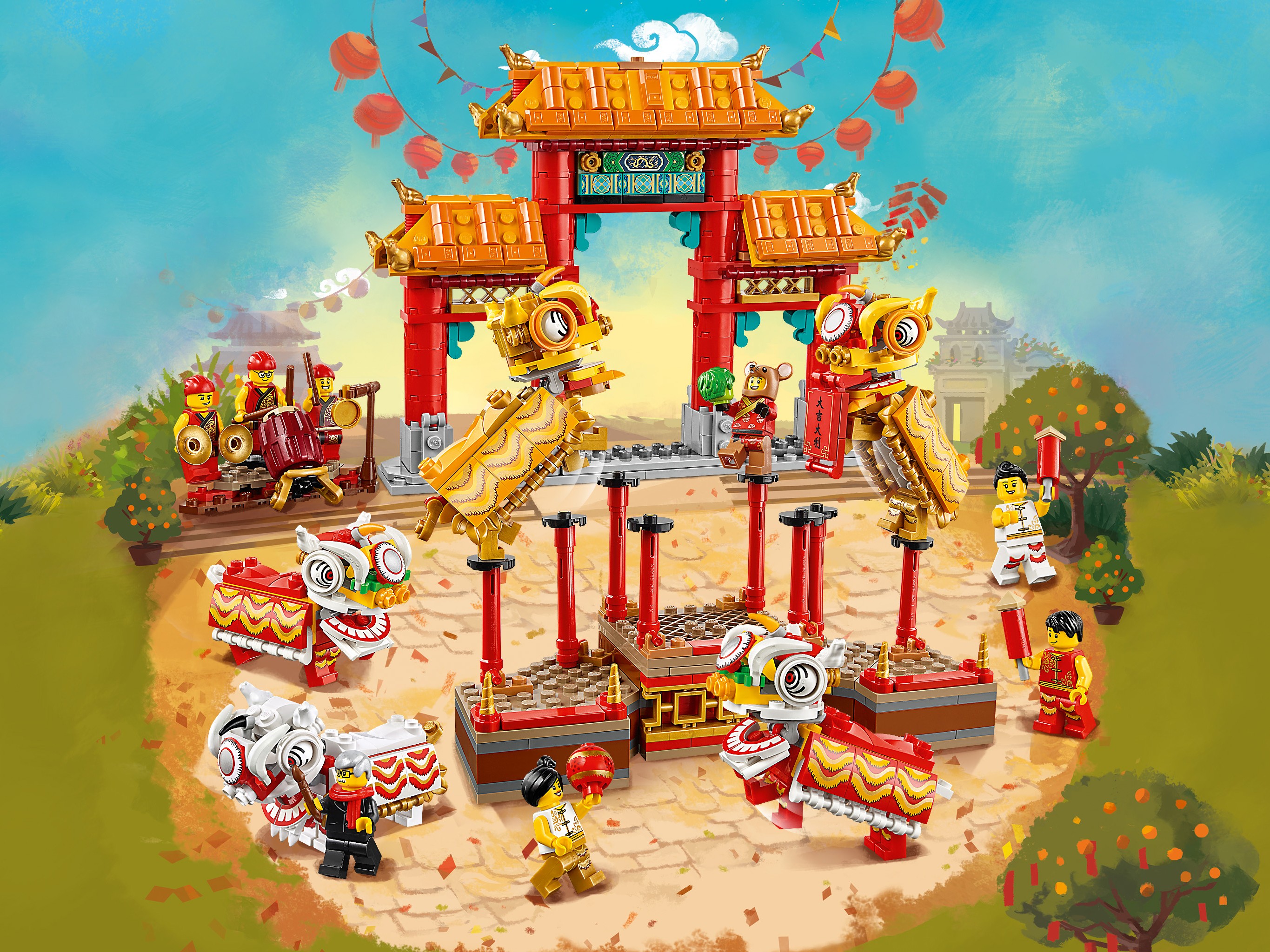 LEGO Okolicznościowe - Taniec lwa