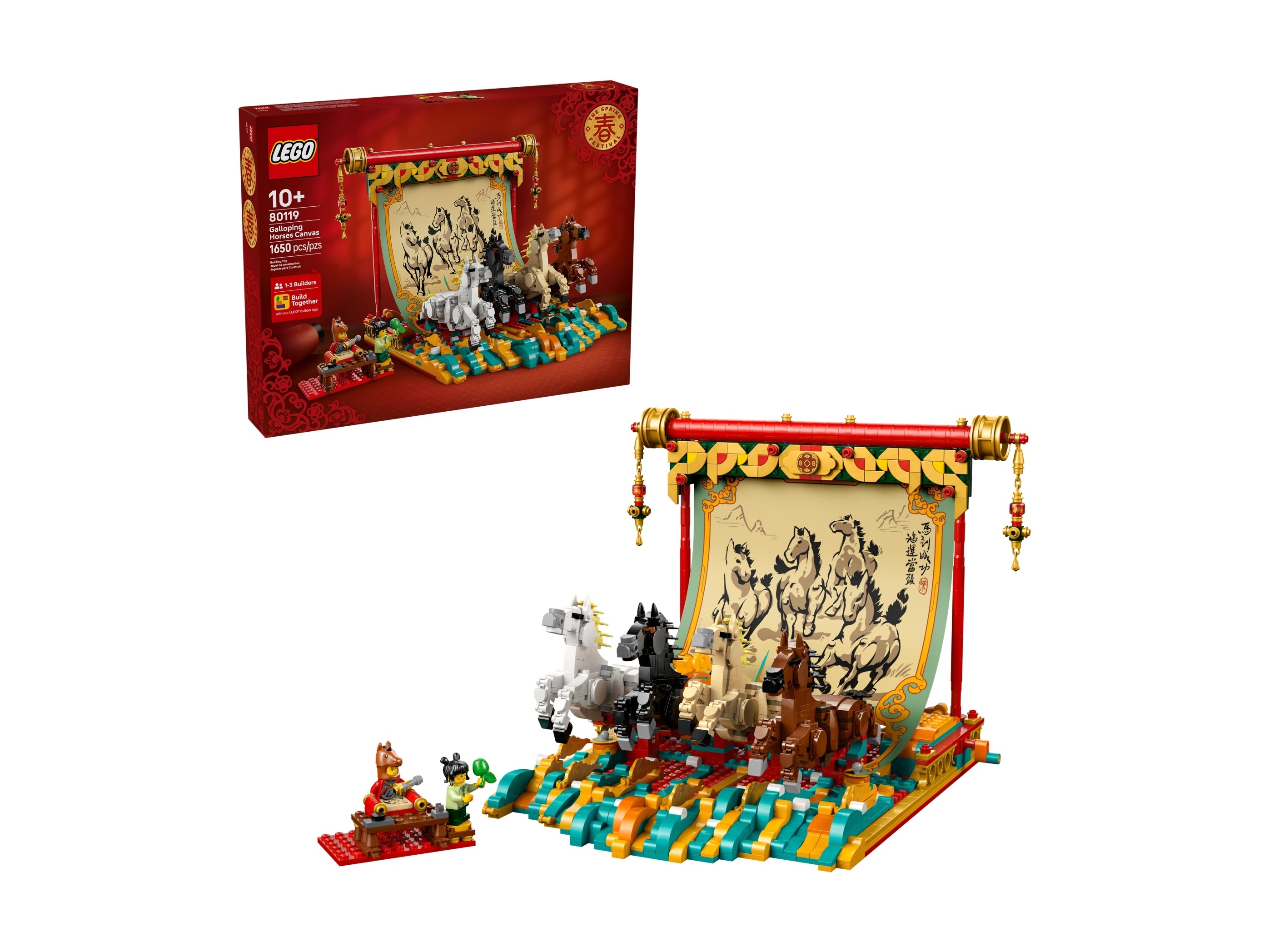 LEGO Inne - Obraz z galopującymi końmi