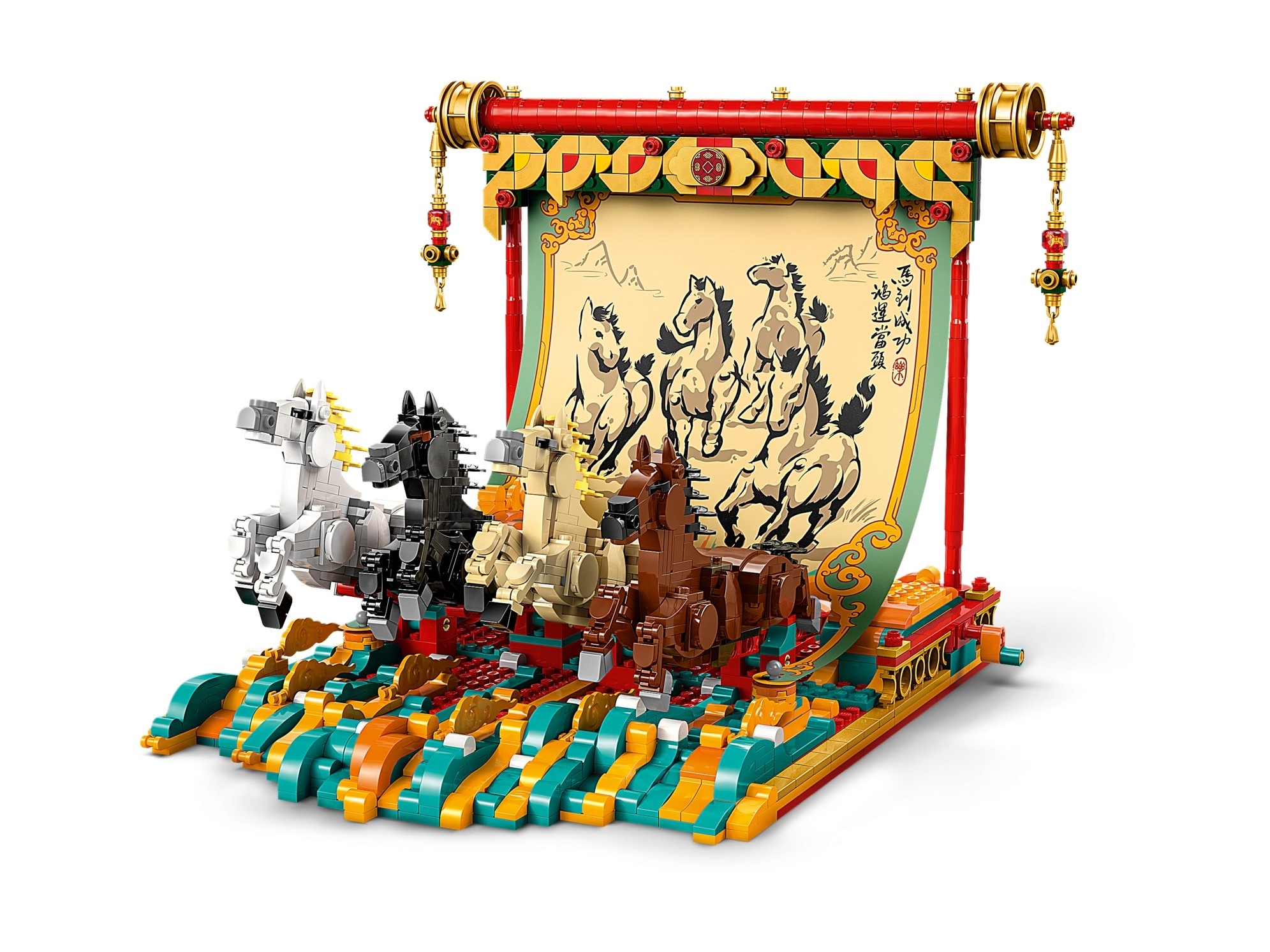 LEGO Inne - Obraz z galopującymi końmi