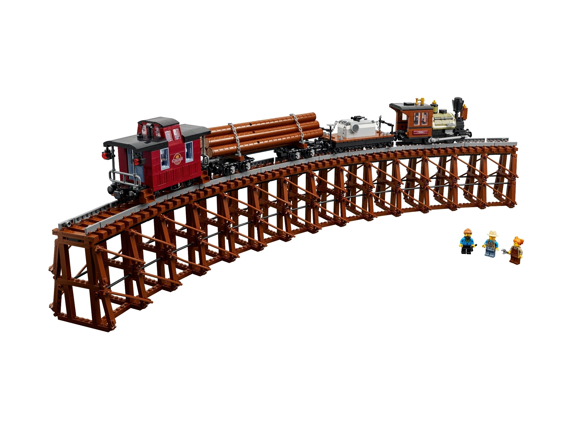 LEGO BrickLink Designer - Drewniana linia kolejowa