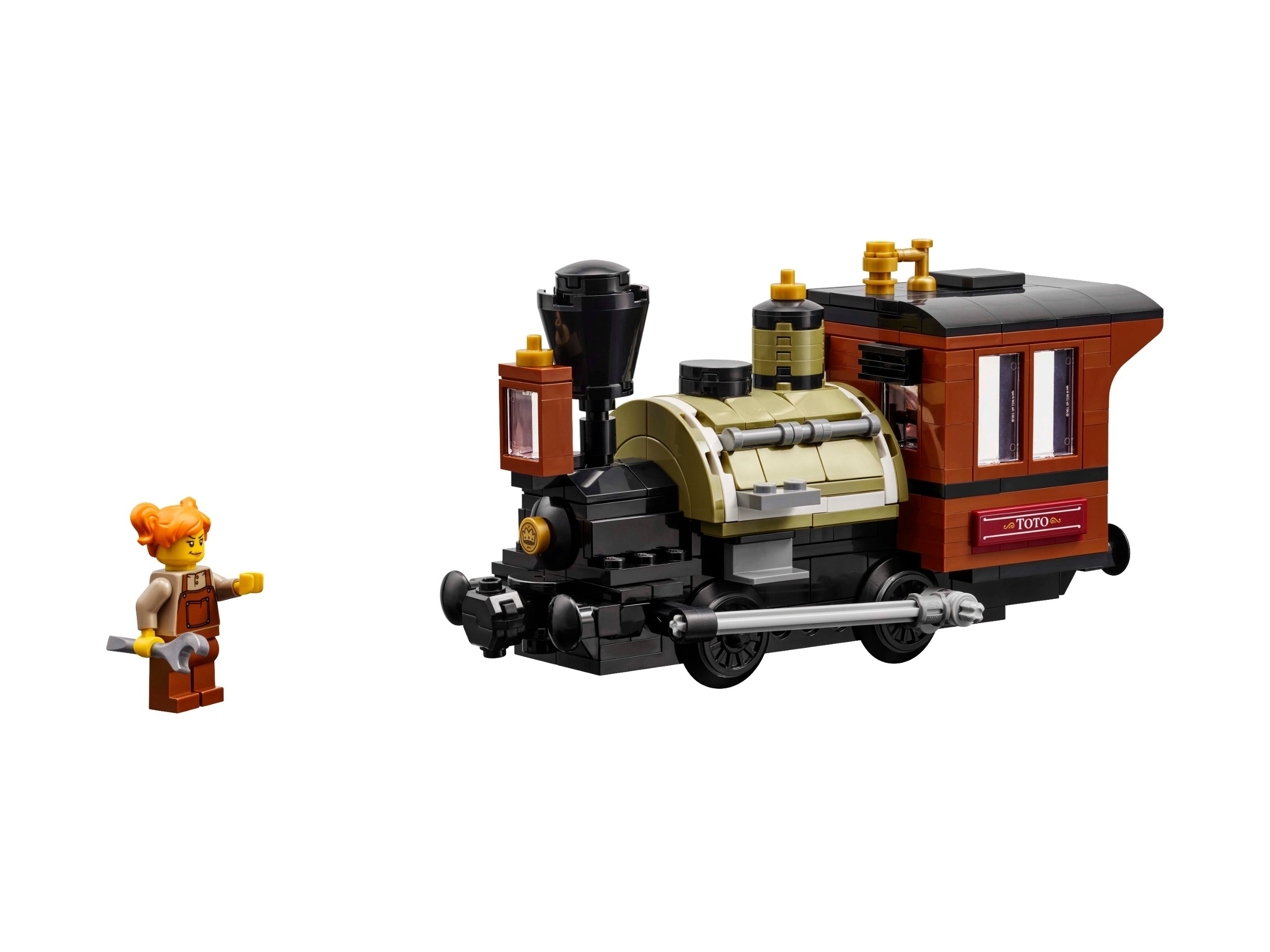 LEGO BrickLink Designer - Drewniana linia kolejowa